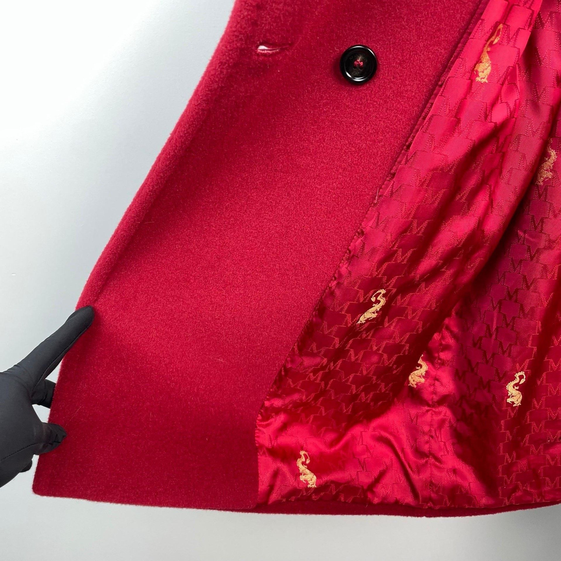 Max Mara Max Mara Limited Red Coat 32 Women Size XS / US 0-2 / IT 36-38 - 5 Thumbnail