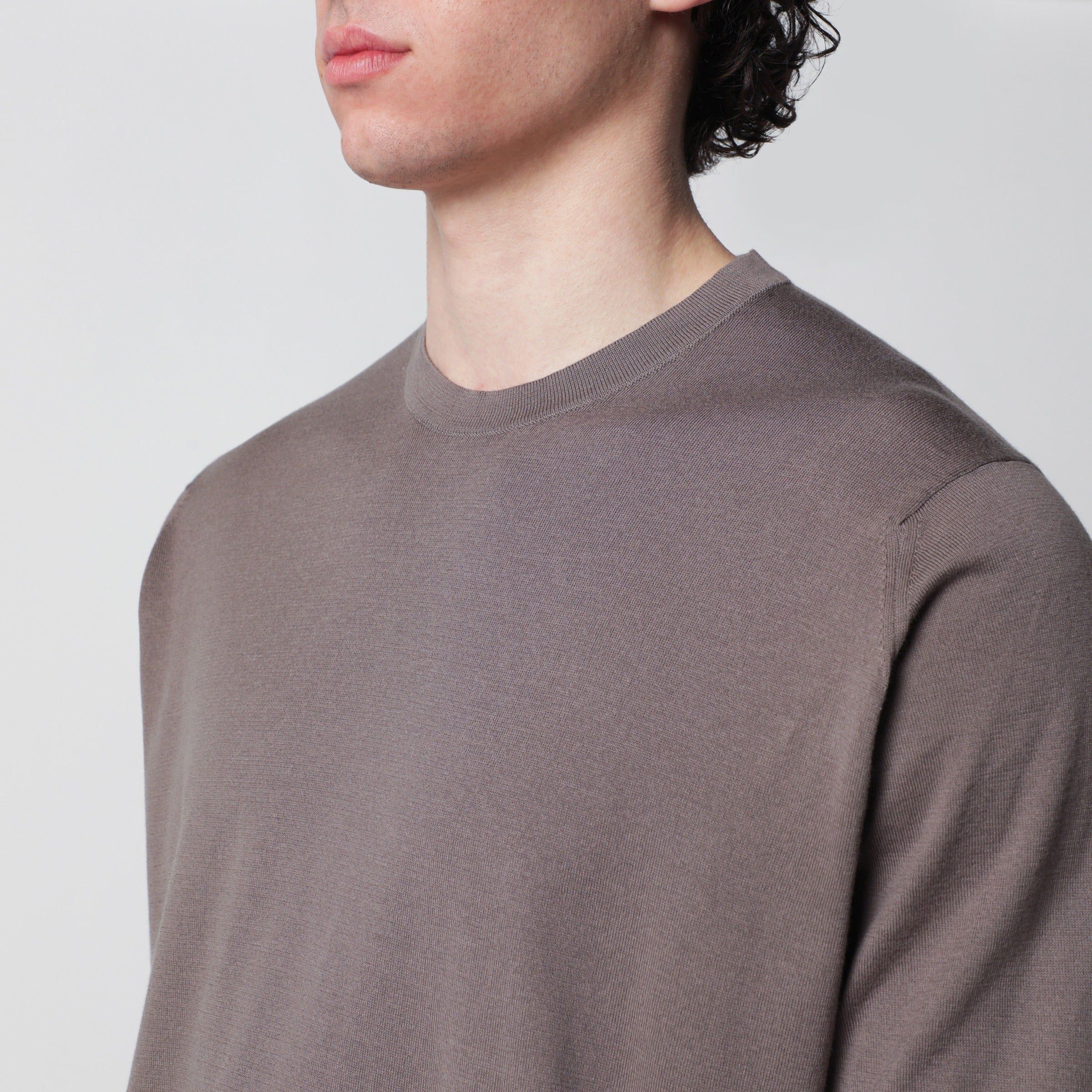 John Smedley John Smedley Kempton Moss Beige Cotton Sweater Size US S / EU 44-46 / 1 - 2 Thumbnail