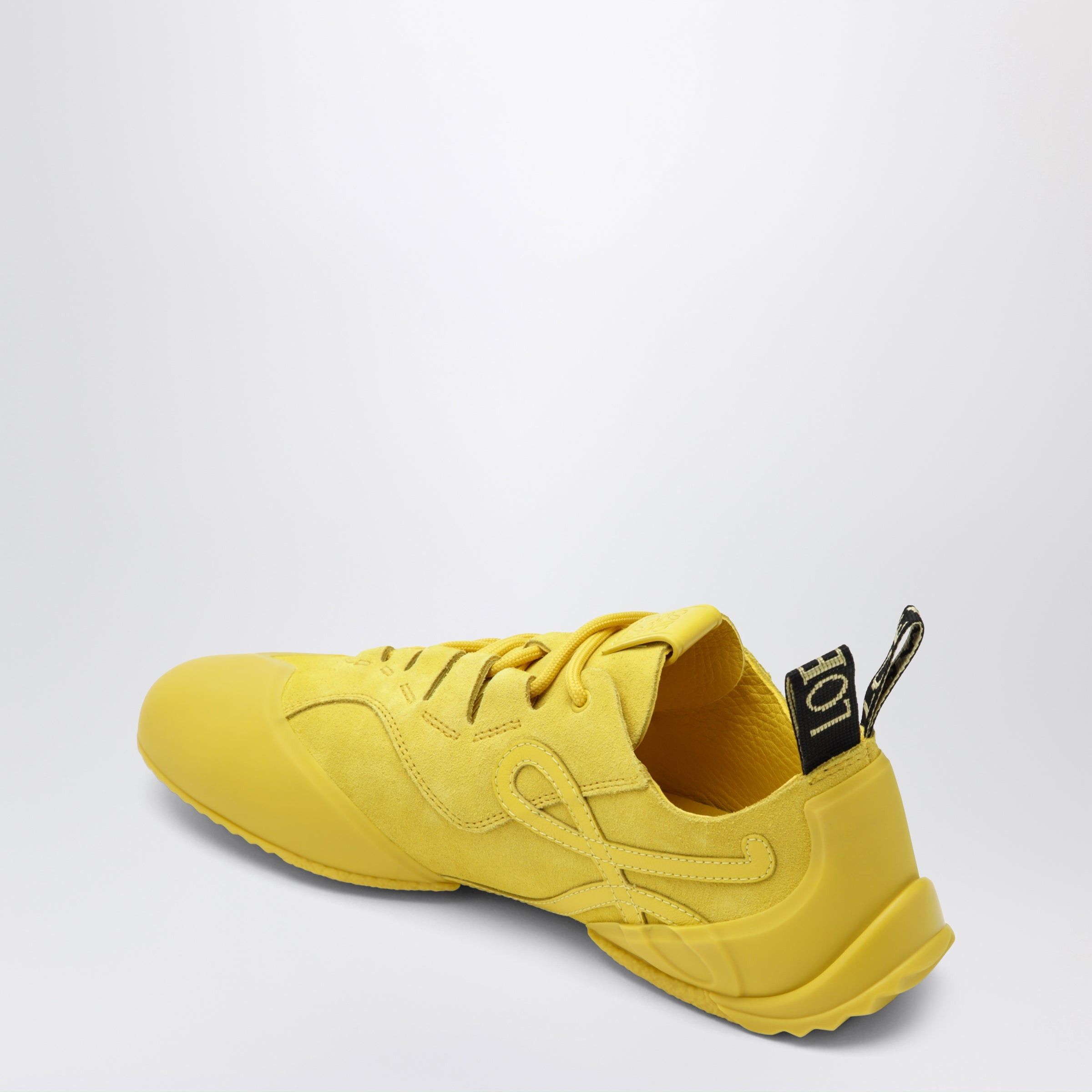 Loewe Loewe Grip Sneakers In Yellow Suede Calfskin Size US 11 / IT 41 - 2 Thumbnail