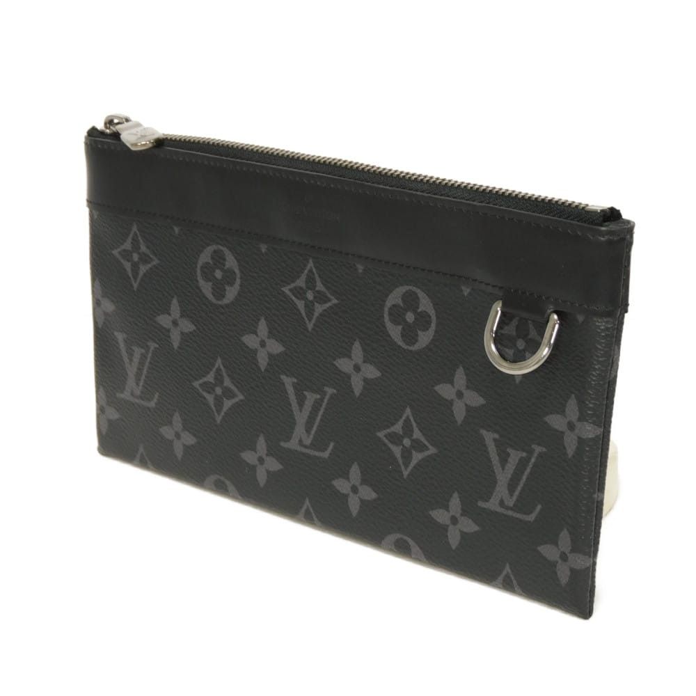 Louis Vuitton Louis Vuitton Louis Vuitton Pochette Discovery PM Monogram Eclipse Leather Pouch Textile Other M44323 DUTY FREE for USA Size ONE SIZE - 2 Thumbnail