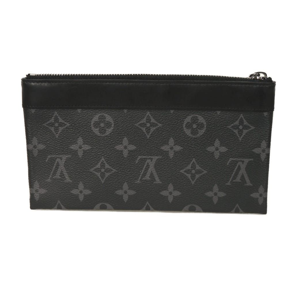 Louis Vuitton Louis Vuitton Louis Vuitton Pochette Discovery PM Monogram Eclipse Leather Pouch Textile Other M44323 DUTY FREE for USA Size ONE SIZE - 3 Thumbnail