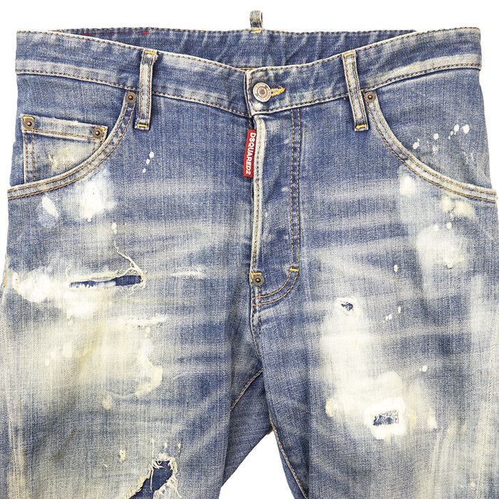 Dsquared2 Dsquared2 DSQUARED2 Skater Jean Cotton Denim Pants Textile Jeans S71LB0721 S30664 DUTY FREE for USA Size ONE SIZE - 2 Thumbnail