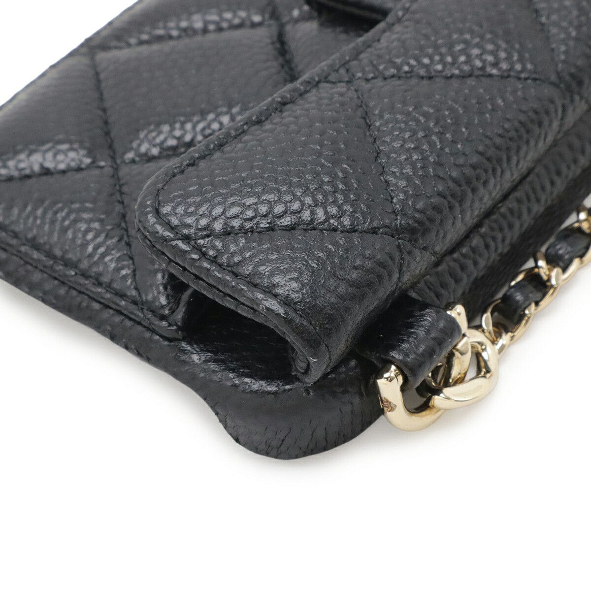 Chanel Chanel Chanel Caviar Leather Phone Case Leather Phonecase DUTY FREE for USA Size ONE SIZE - 3 Thumbnail