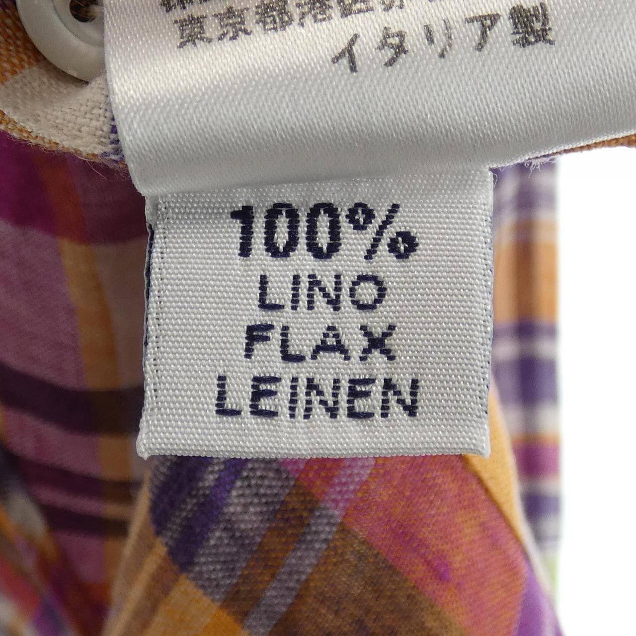 Other Other Errico Formicola Cotton Shirt Textile Dress Shirt 1111-343-1180 DUTY FREE for USA Size ONE SIZE - 3 Thumbnail