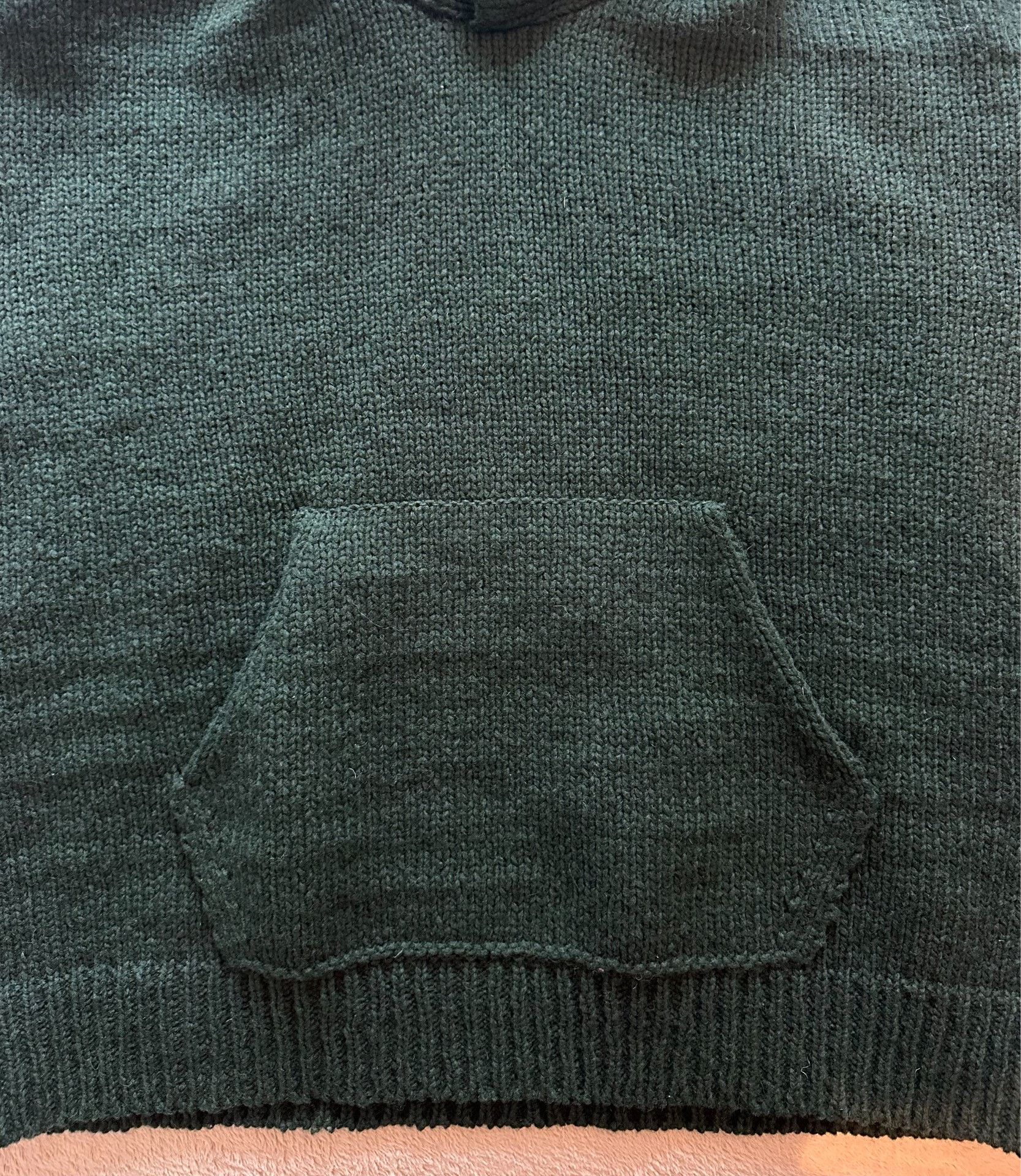 Visvim VISVIM 23AW Men's Green Knit Hoodie Size US L / EU 52-54 / 3 - 3 Thumbnail