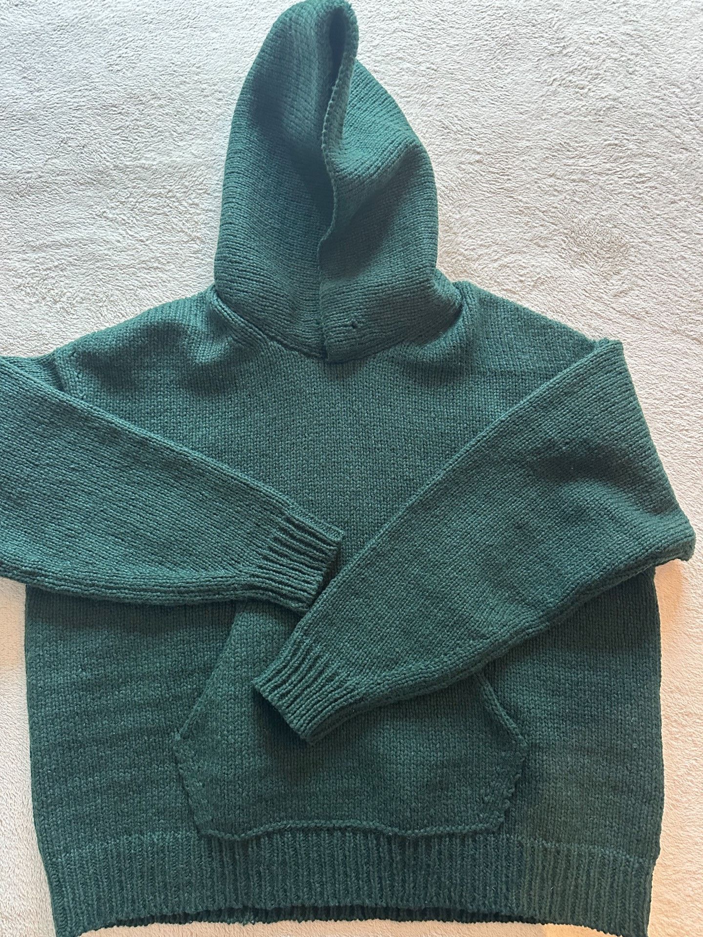 Visvim VISVIM 23AW Men's Green Knit Hoodie Size US L / EU 52-54 / 3 - 2 Thumbnail