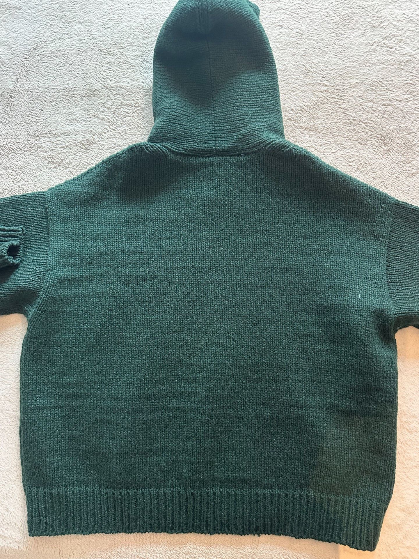 Visvim VISVIM 23AW Men's Green Knit Hoodie Size US L / EU 52-54 / 3 - 4 Thumbnail