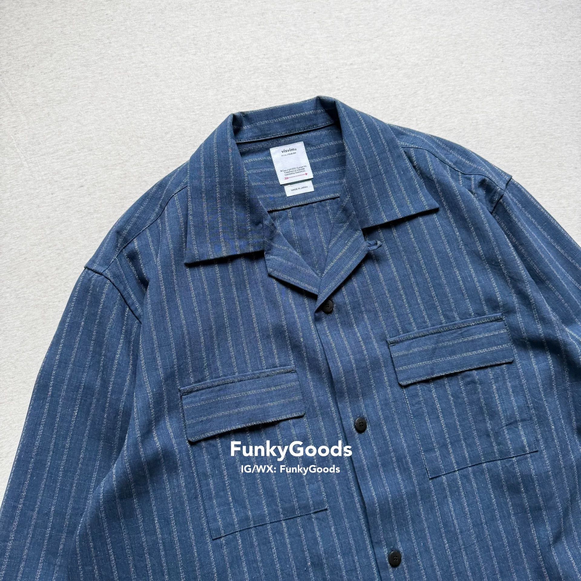 Visvim Visvim 25aw Keesey Stripes L/S Shirt Size US XL / EU 56 / 4 - 3 Thumbnail