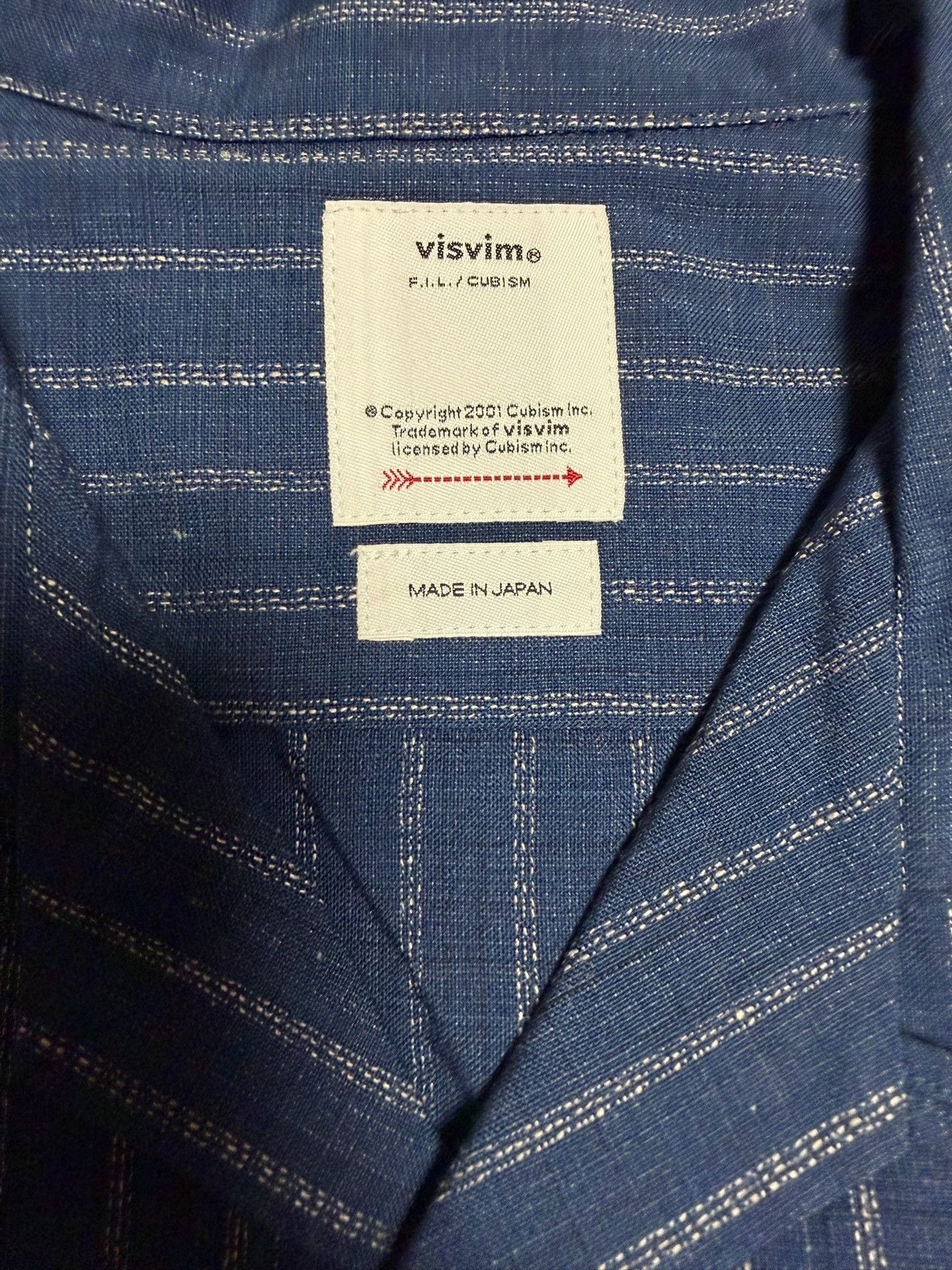 Visvim VISVIM 25AW KEESEY STRIPES SHIRT Size US L / EU 52-54 / 3 - 4 Thumbnail