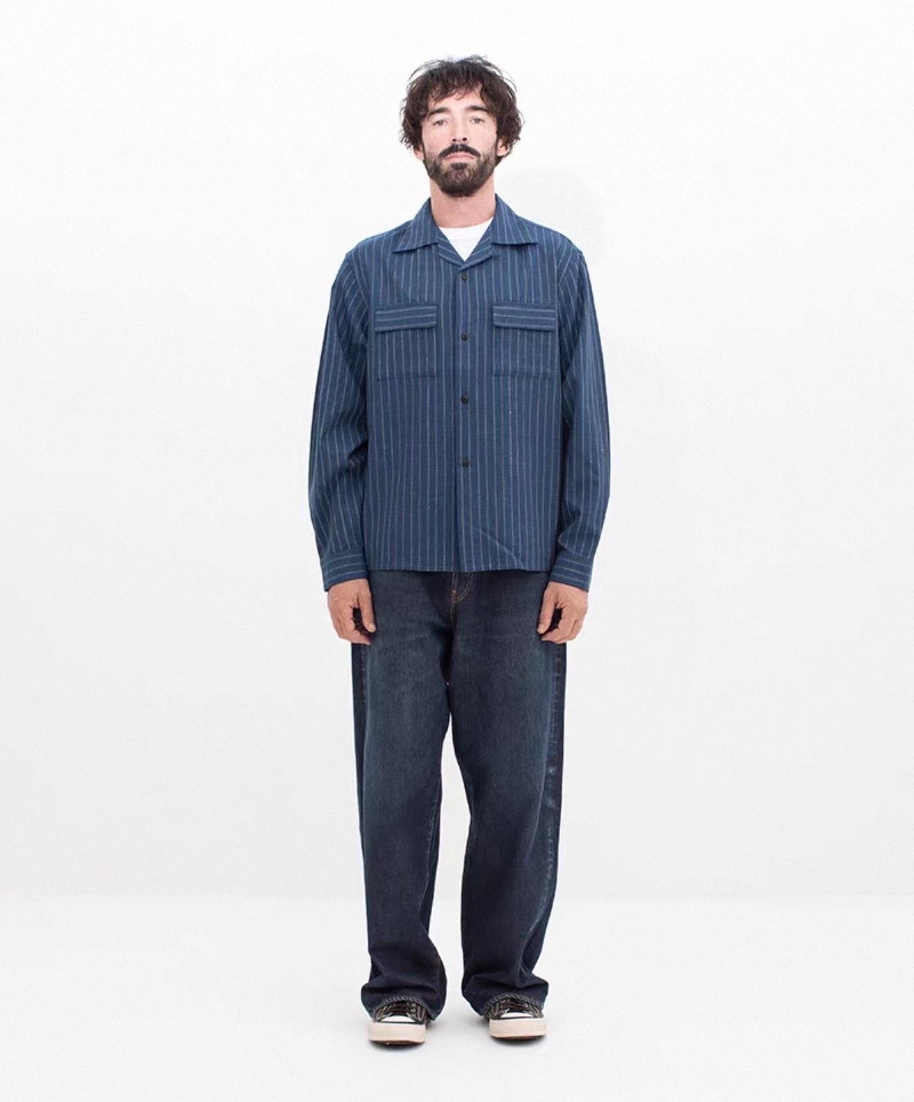 Visvim VISVIM 25AW KEESEY STRIPES SHIRT Size US L / EU 52-54 / 3 - 5 Thumbnail