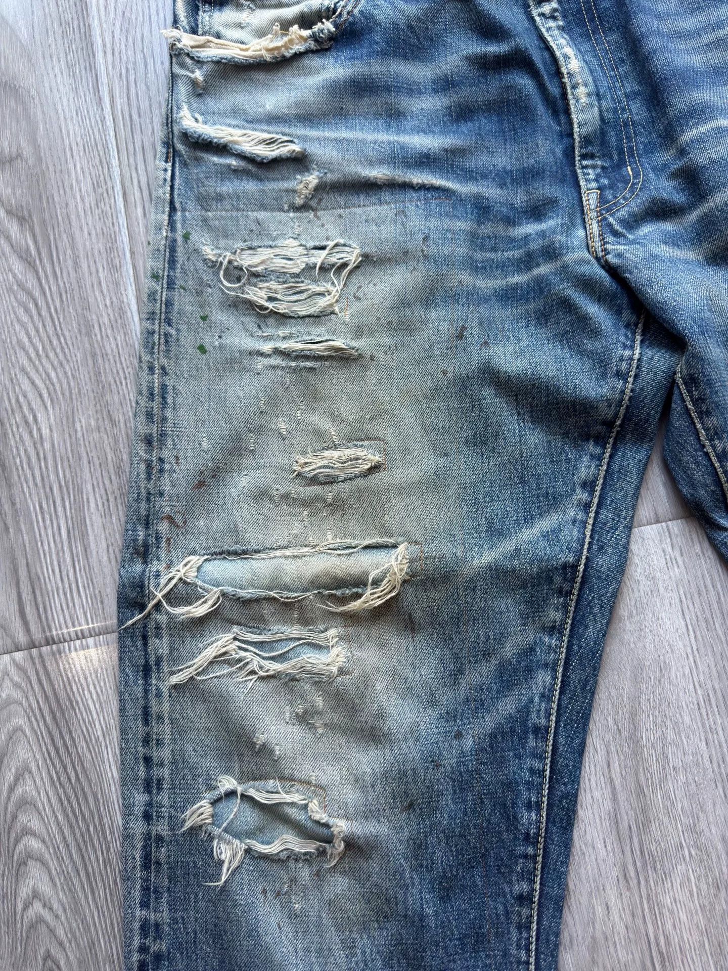 Visvim visvim 19ss Distressed Blue Jeans Size US 36 / EU 52 - 6 Thumbnail
