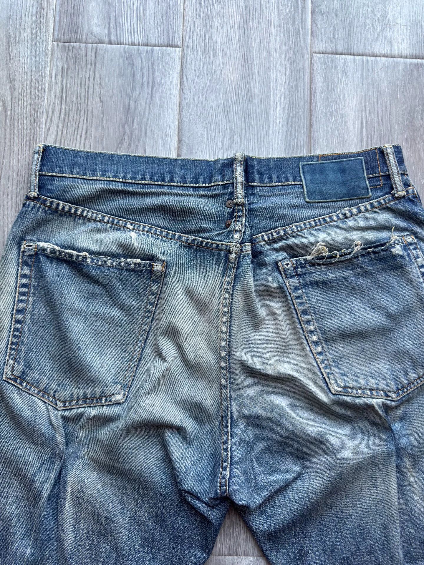 Visvim visvim 19ss Distressed Blue Jeans Size US 36 / EU 52 - 4 Thumbnail