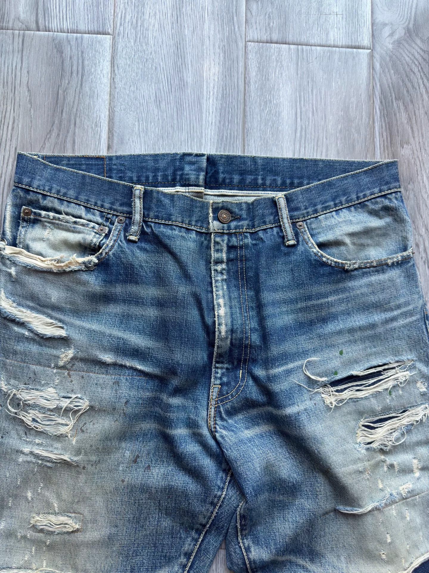 Visvim visvim 19ss Distressed Blue Jeans Size US 36 / EU 52 - 3 Thumbnail