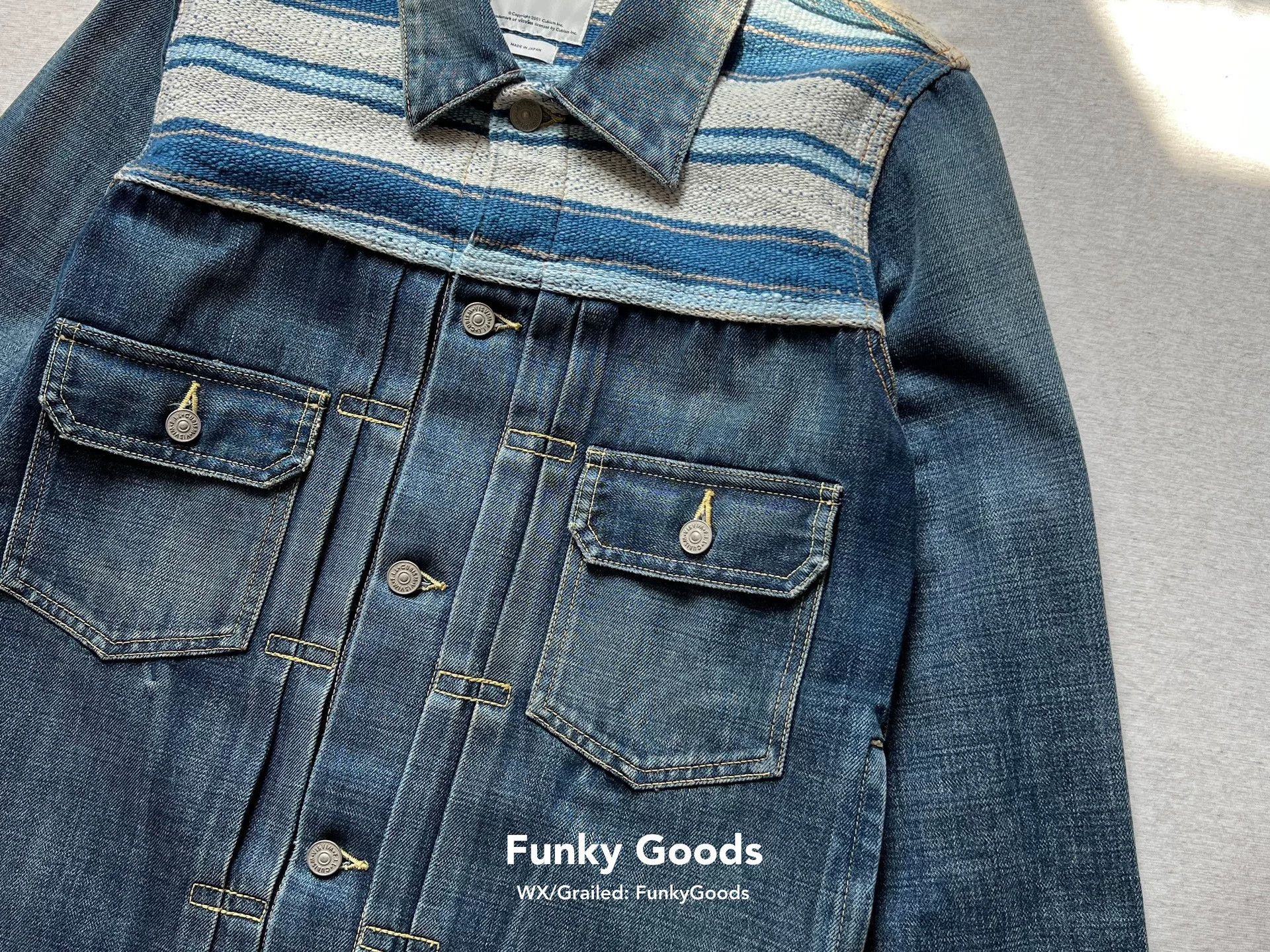 Visvim Visvim 101 Jkt Indigo Stripe Tokyo Exclusive Size US L / EU 52-54 / 3 - 2 Thumbnail