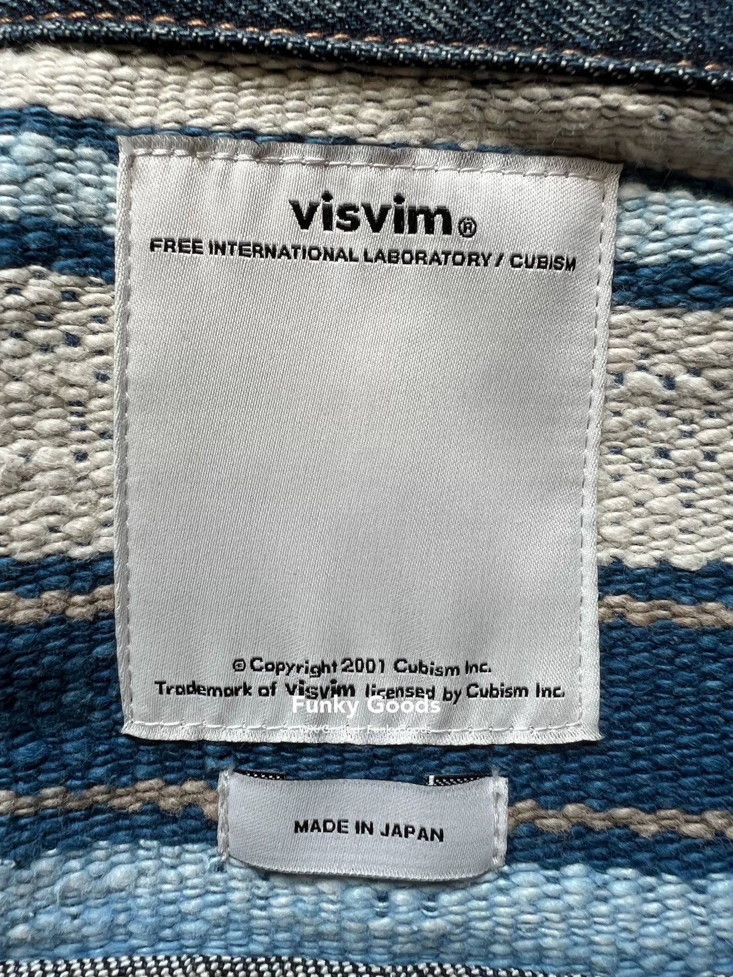 Visvim Visvim 101 Jkt Indigo Stripe Tokyo Exclusive Size US L / EU 52-54 / 3 - 6 Thumbnail