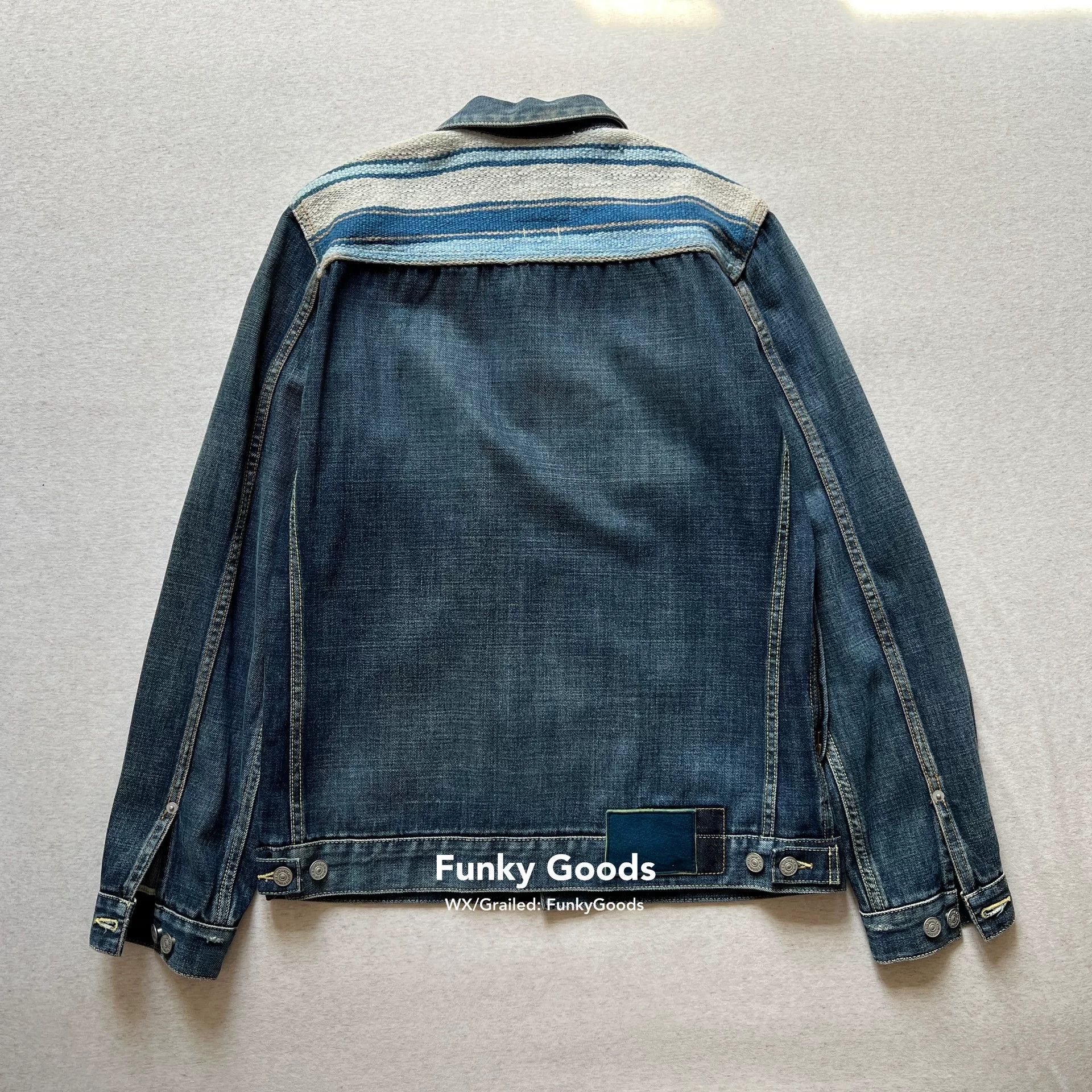 Visvim Visvim 101 Jkt Indigo Stripe Tokyo Exclusive Size US L / EU 52-54 / 3 - 4 Thumbnail