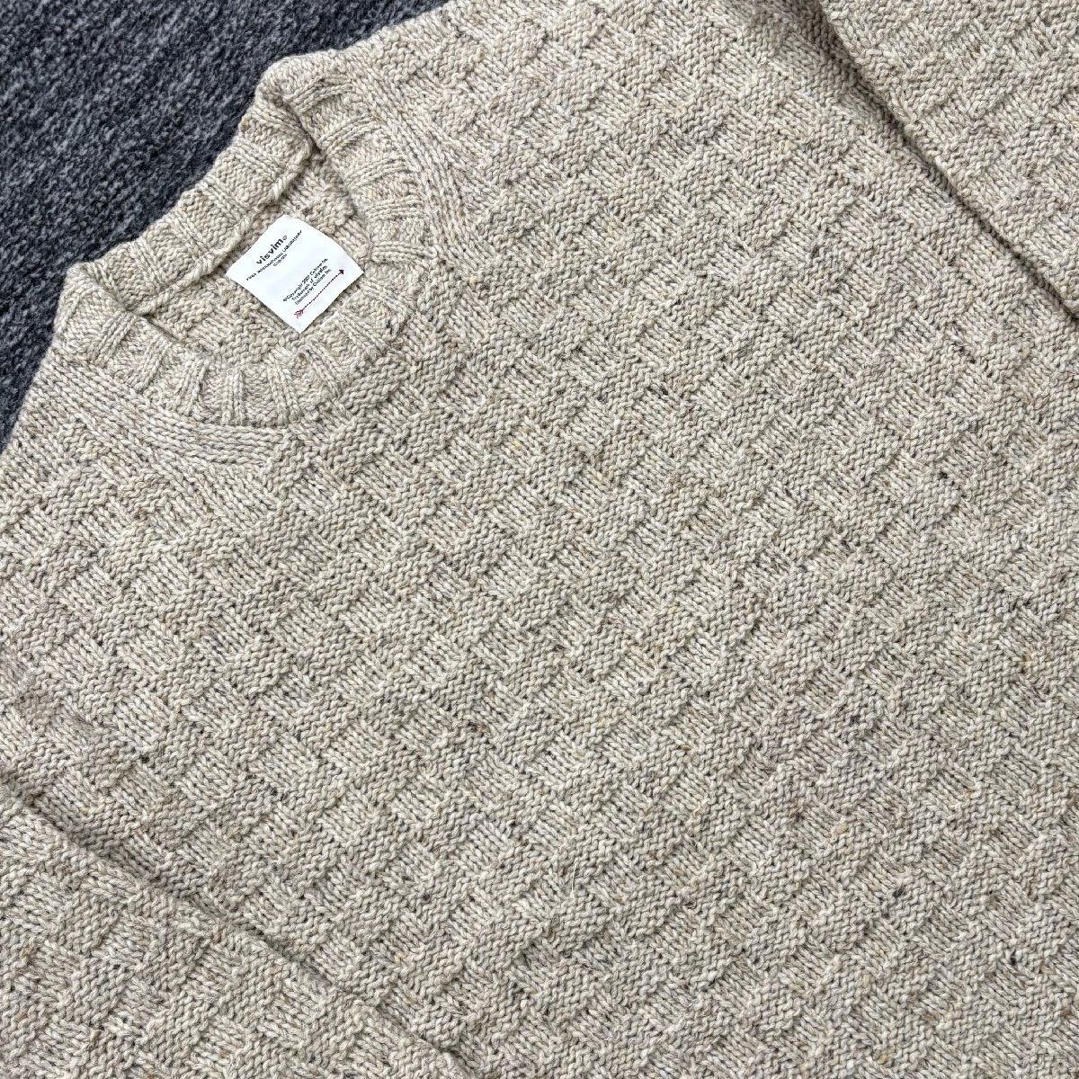 Visvim VISVIM 22AW AMPLUS CREW KNIT BEIGE Size US L / EU 52-54 / 3 - 2 Thumbnail
