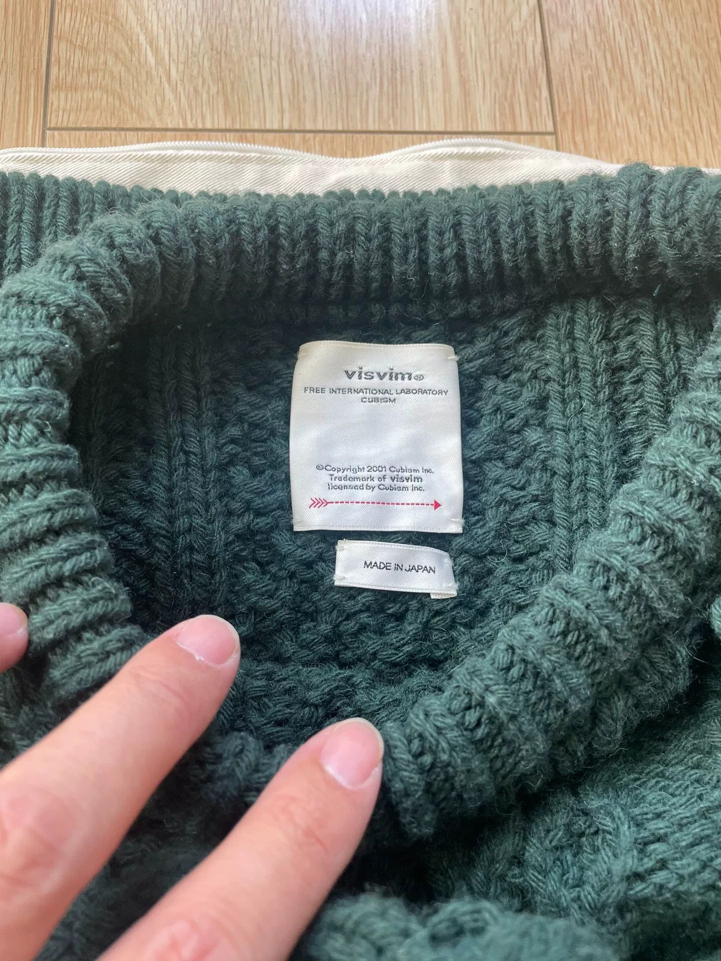 Visvim Visvim 21AW AMPLUS CREW KNIT Green Size US S / EU 44-46 / 1 - 3 Thumbnail