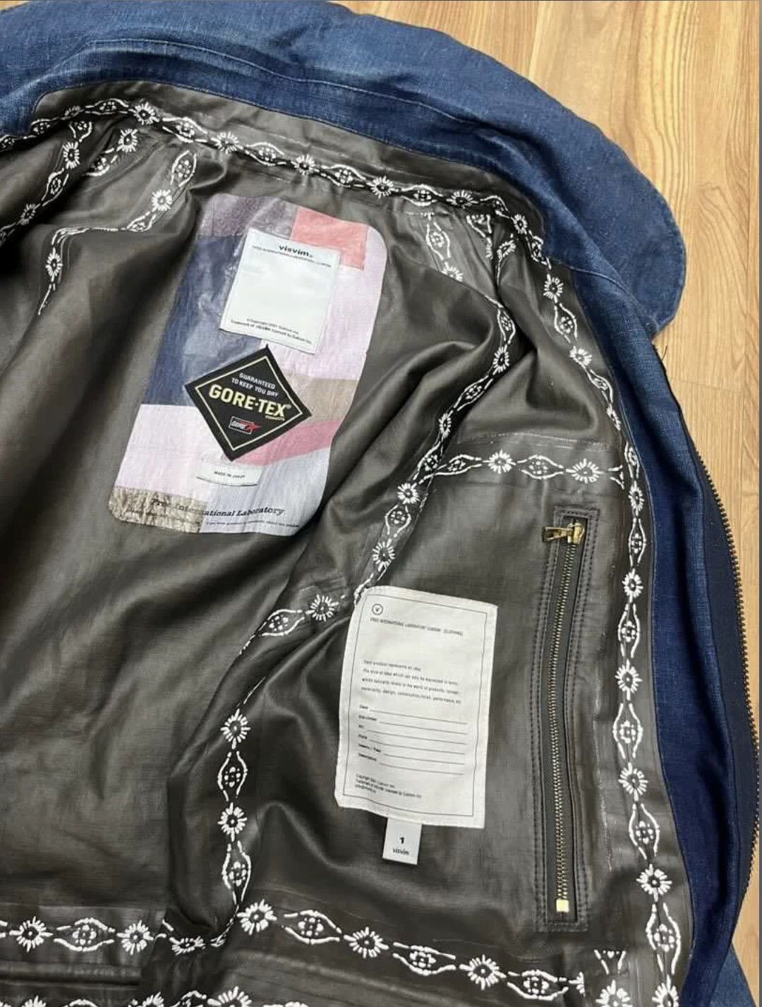 Visvim Visvim GORE-TEX PFD Blue Denim Jacket Size US M / EU 48-50 / 2 - 7 Thumbnail