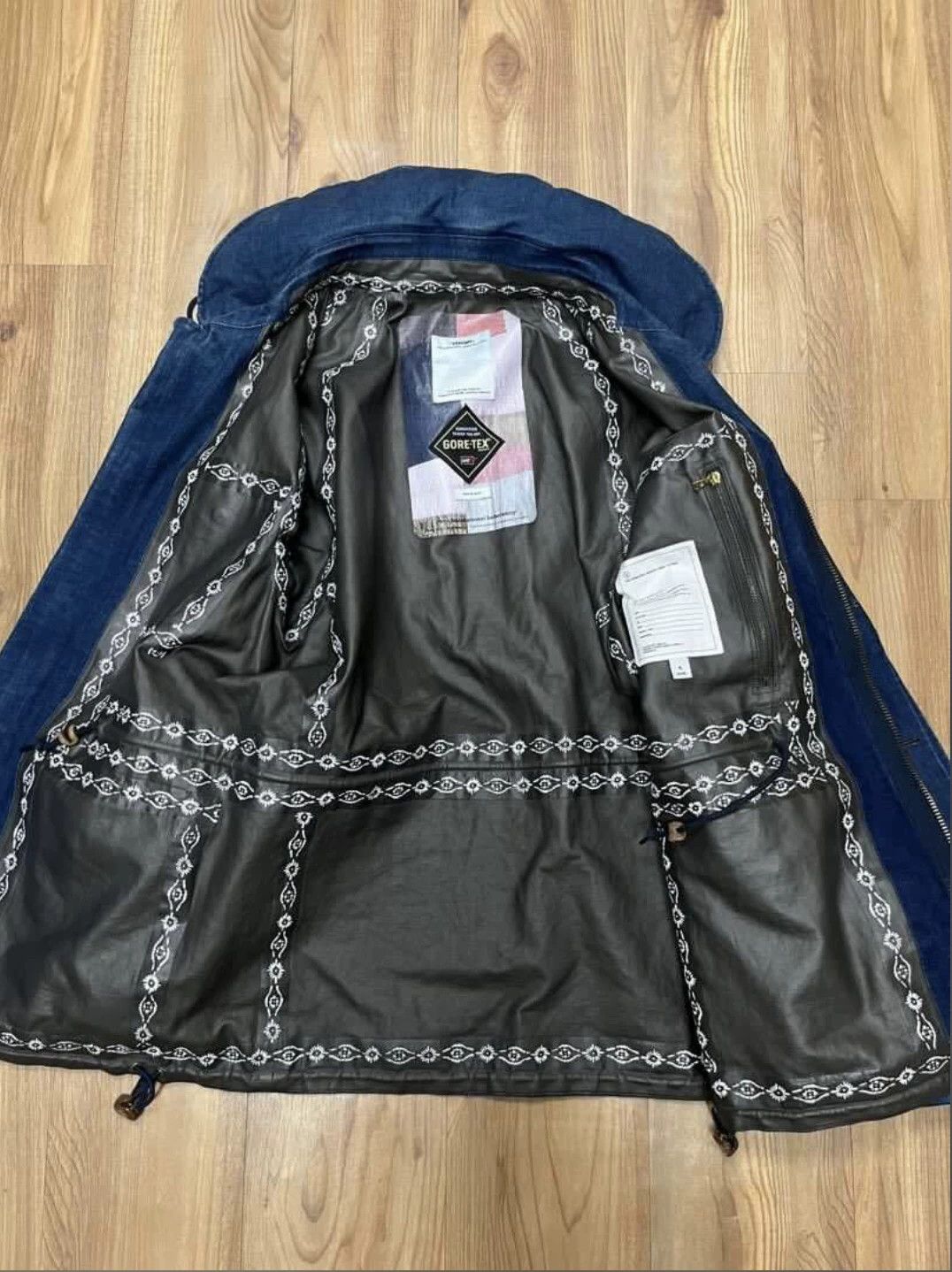 Visvim Visvim GORE-TEX PFD Blue Denim Jacket Size US M / EU 48-50 / 2 - 8 Thumbnail