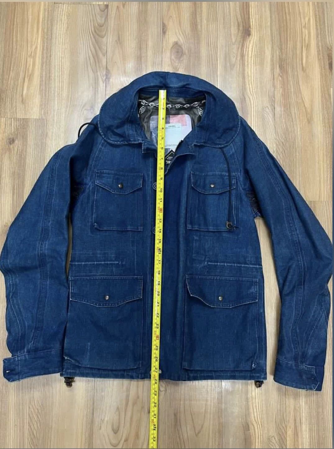 Visvim Visvim GORE-TEX PFD Blue Denim Jacket Size US M / EU 48-50 / 2 - 2 Thumbnail