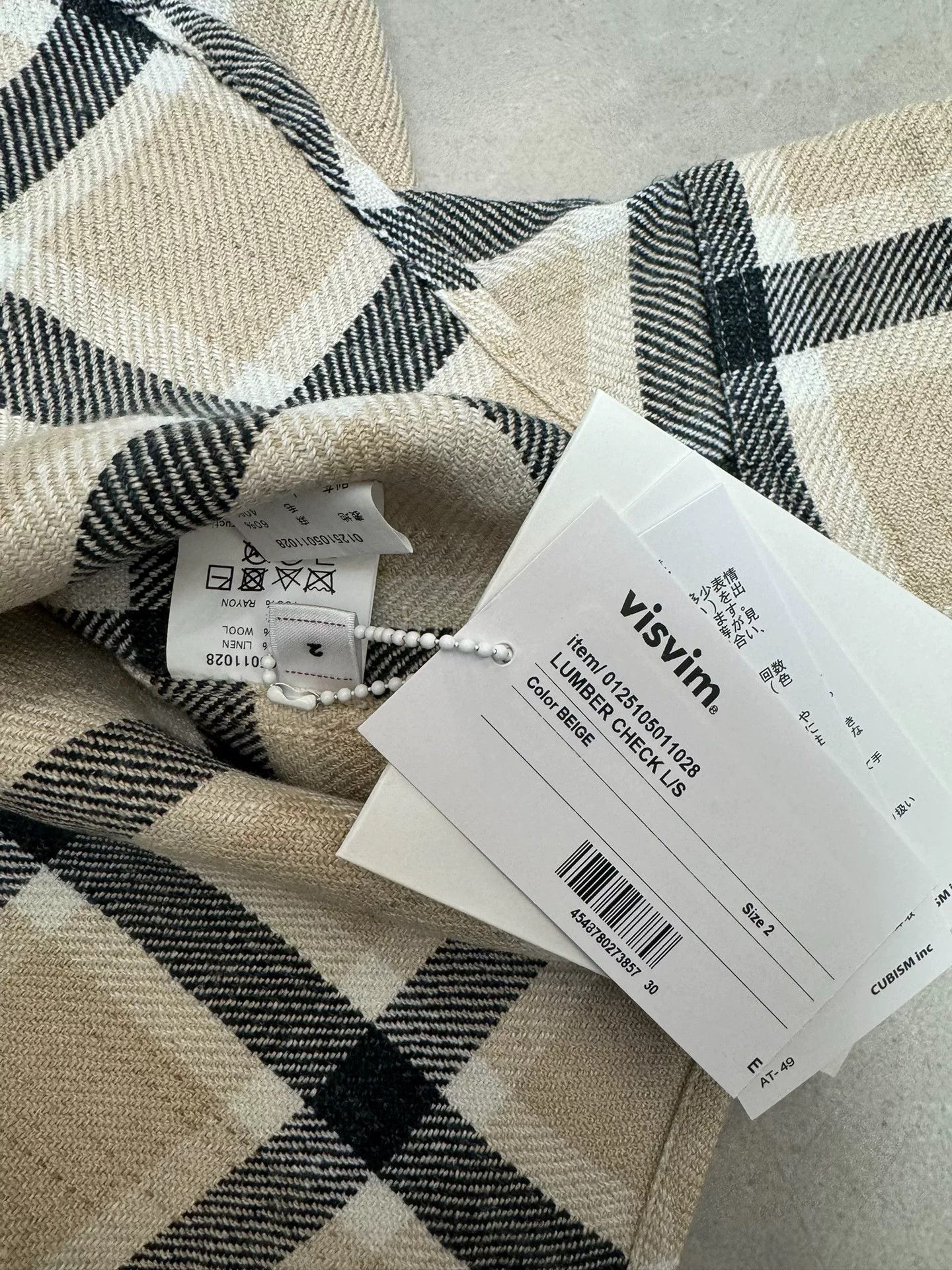 Visvim VISVIM 25SS LUMBER CHECK L/S Size US M / EU 48-50 / 2 - 5 Thumbnail