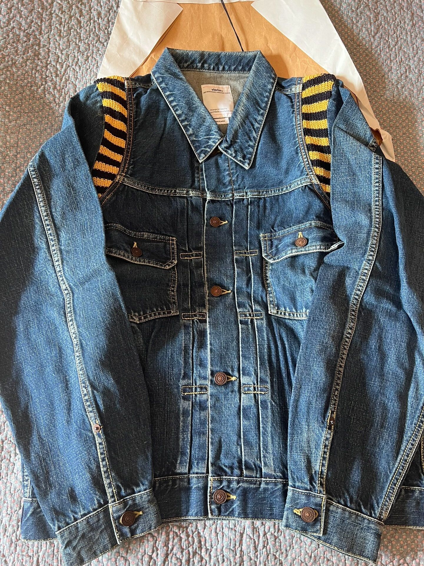 Visvim VISVIM 101 JKT JUMBO DMGD 18SS Size US L / EU 52-54 / 3 - 2 Thumbnail