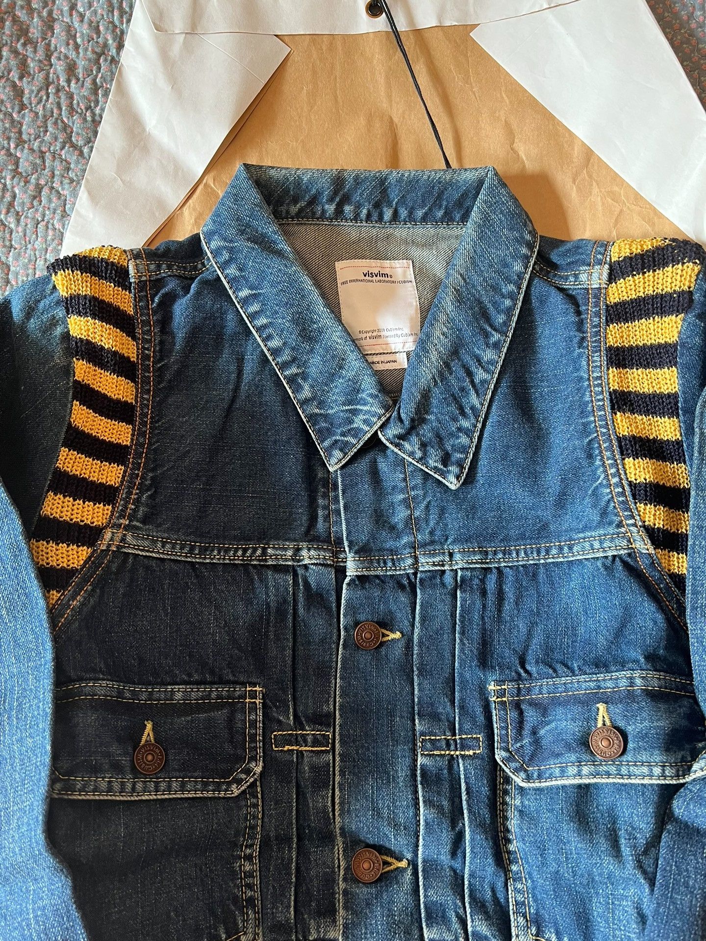 Visvim VISVIM 101 JKT JUMBO DMGD 18SS Size US L / EU 52-54 / 3 - 3 Thumbnail