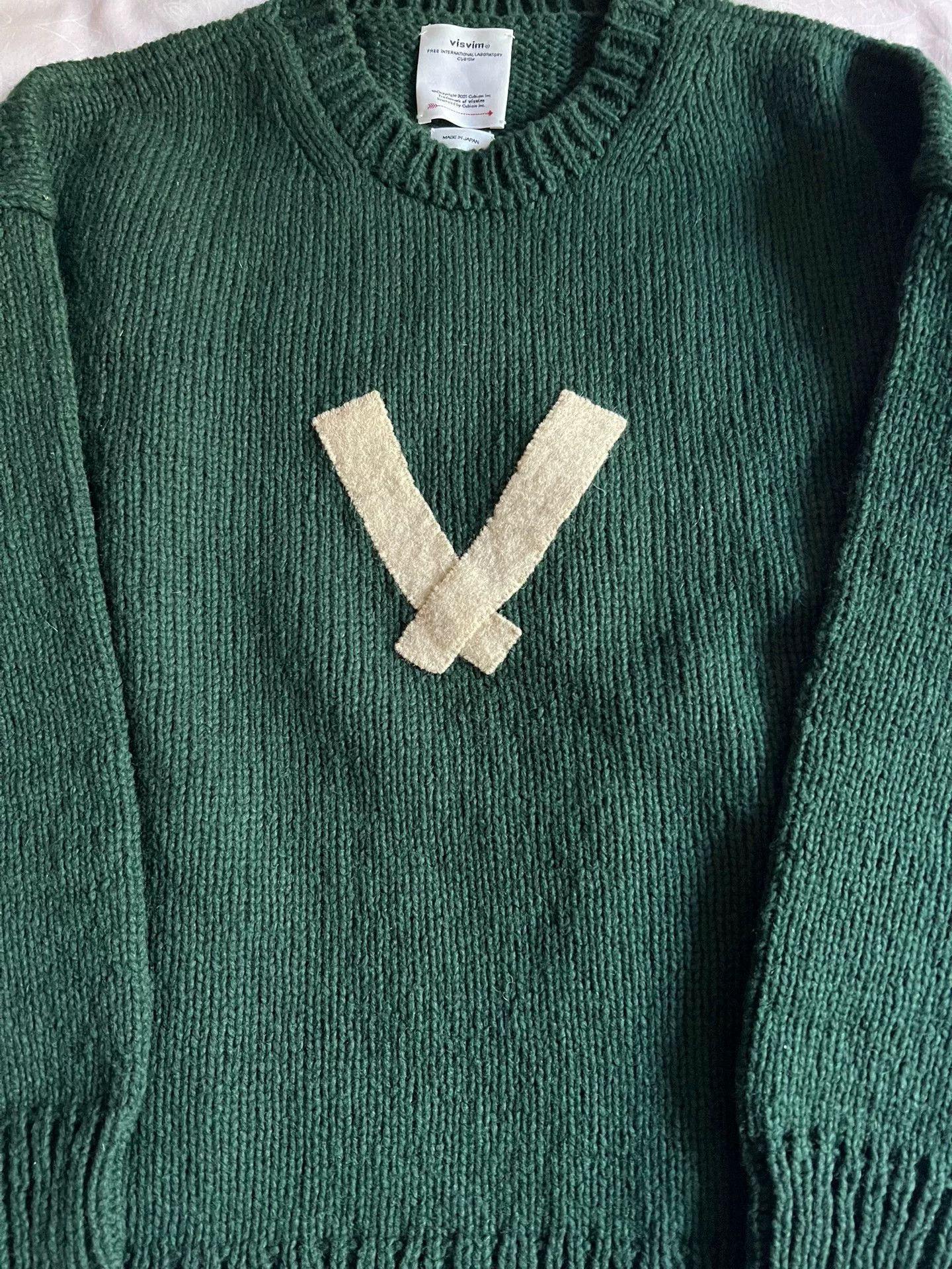 Visvim VISVIM 22AW Letterman Crew Knit Size US XL / EU 56 / 4 - 2 Thumbnail