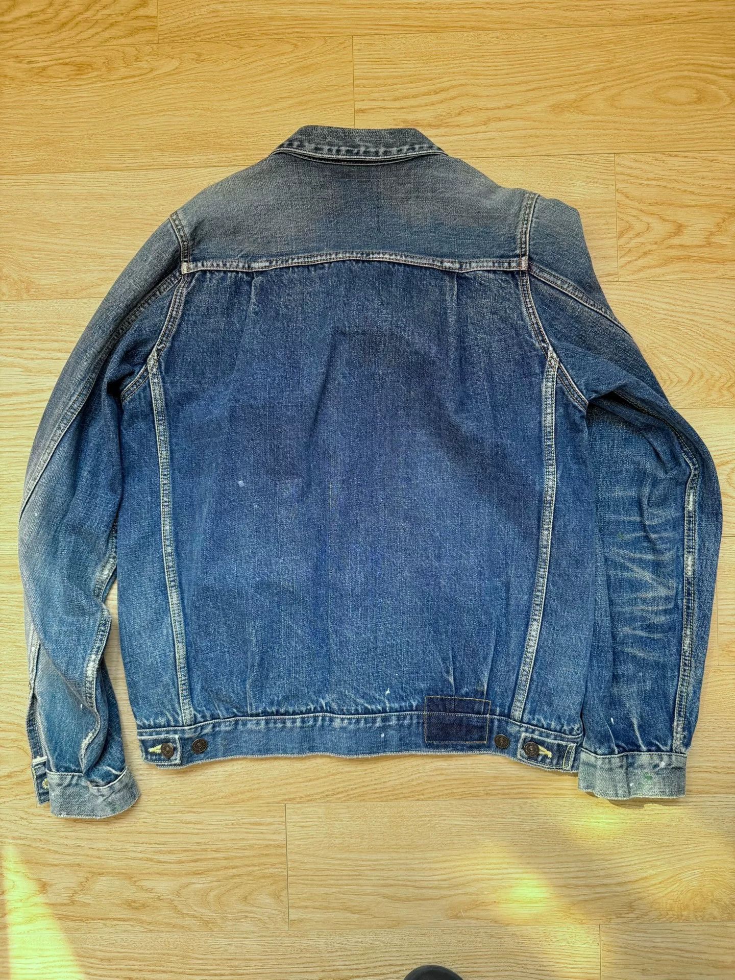 Visvim visvim 101JKT Jumbo Paint Splatter Denim Jacket Size US XL / EU 56 / 4 - 7 Thumbnail