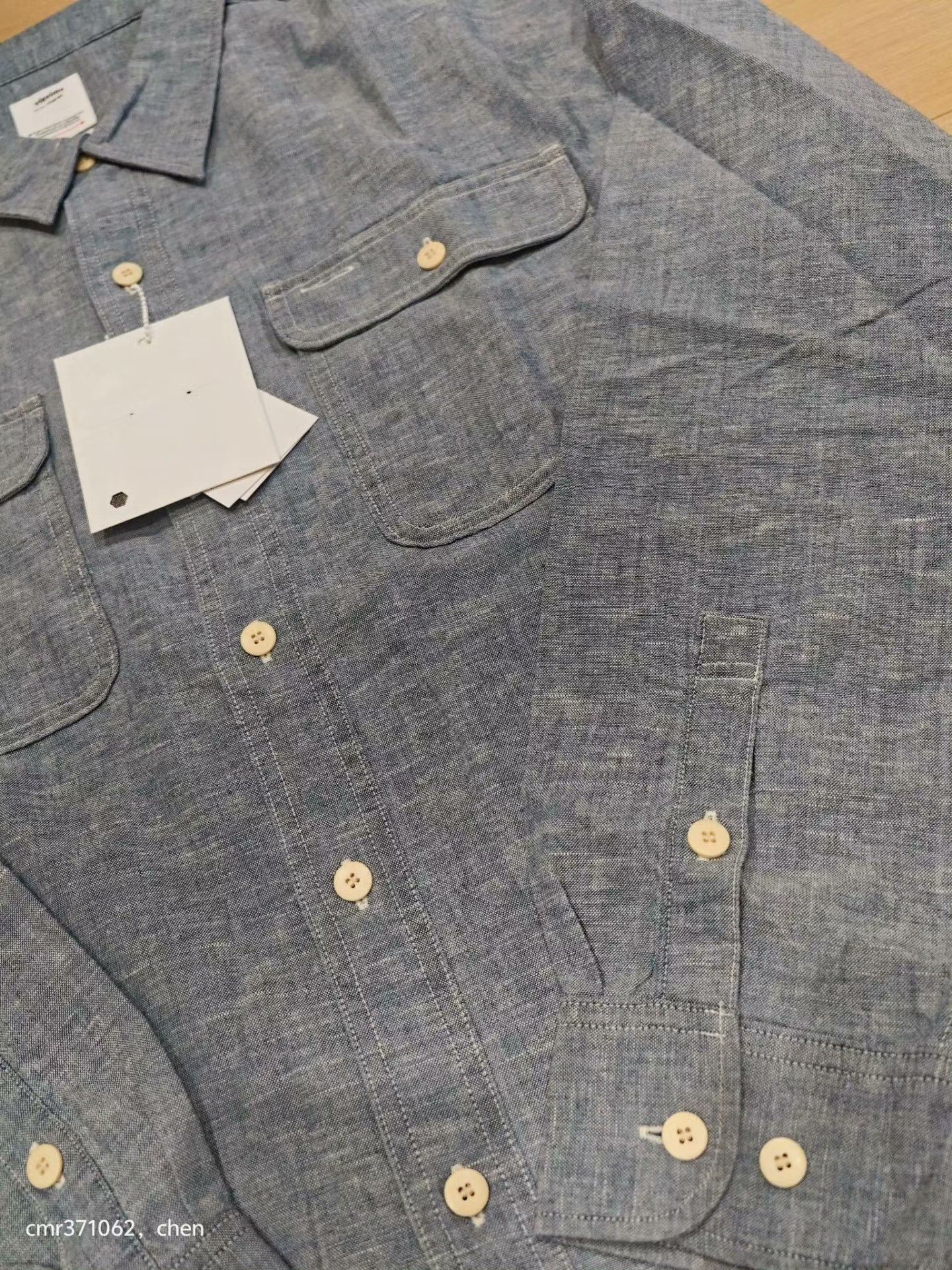 Visvim VISVIM 24AW LANGER CHAMBRAY L/S Size US L / EU 52-54 / 3 - 4 Thumbnail