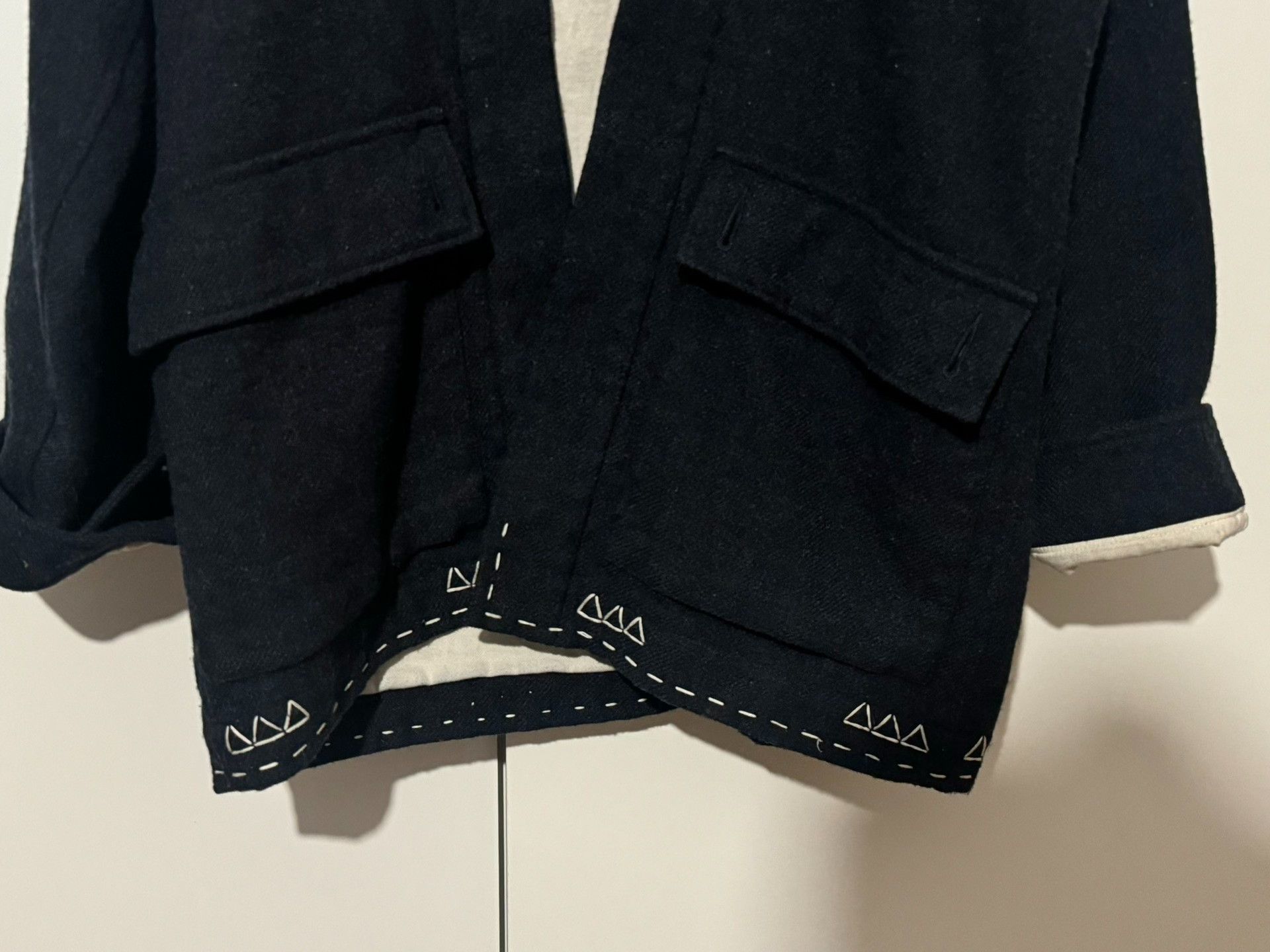 Visvim VISVIM Dark Blue Robe Cardigan Size US XL / EU 56 / 4 - 4 Thumbnail