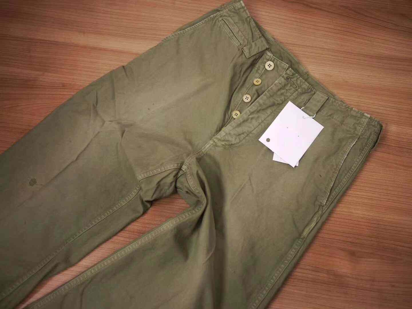 Visvim VISVIM Wide Chino Pants Green Size US 28 / EU 44 - 6 Thumbnail