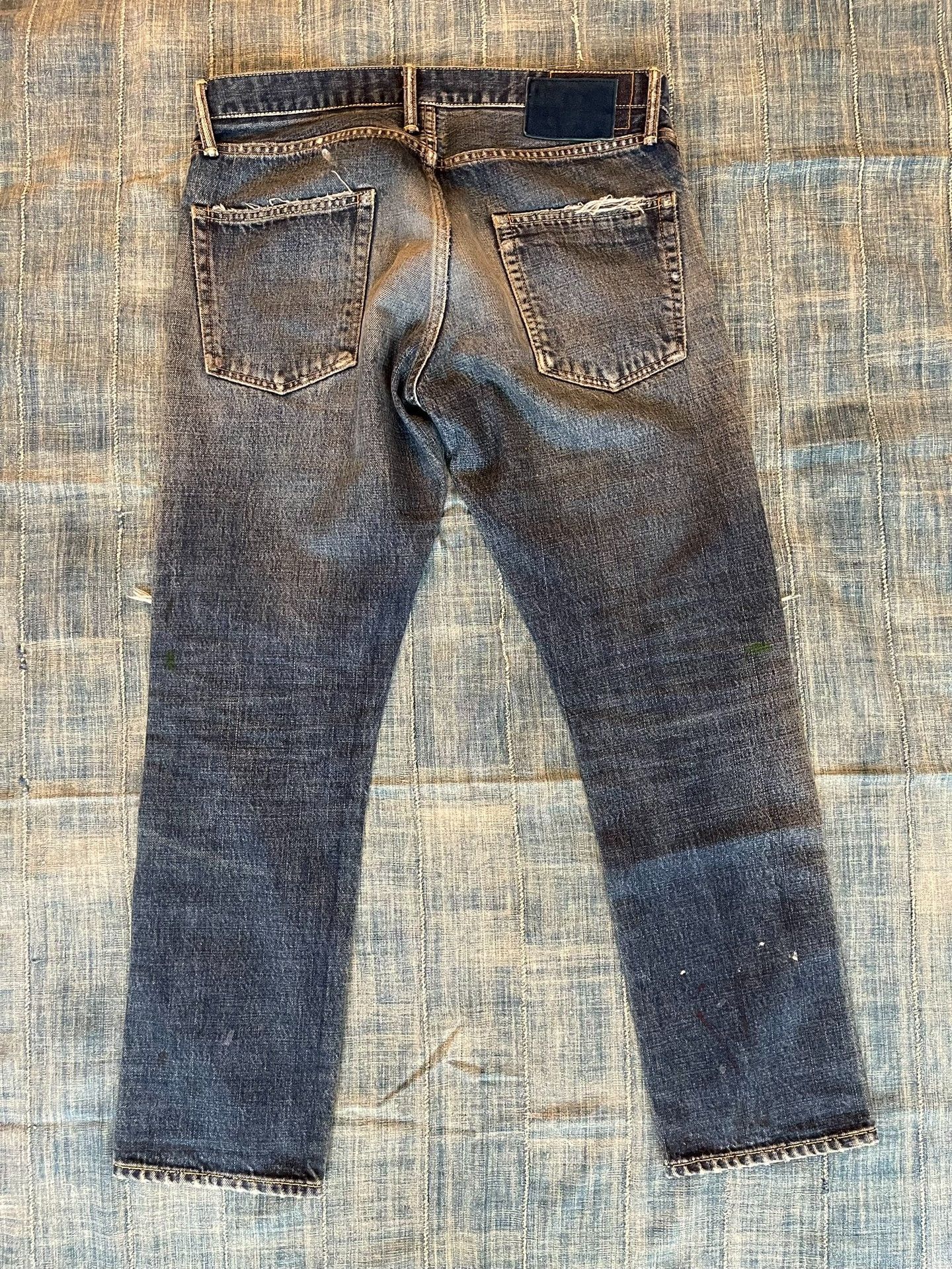 Visvim VISVIM 19AW Distressed Blue Jeans Size US 34 / EU 50 - 2 Thumbnail