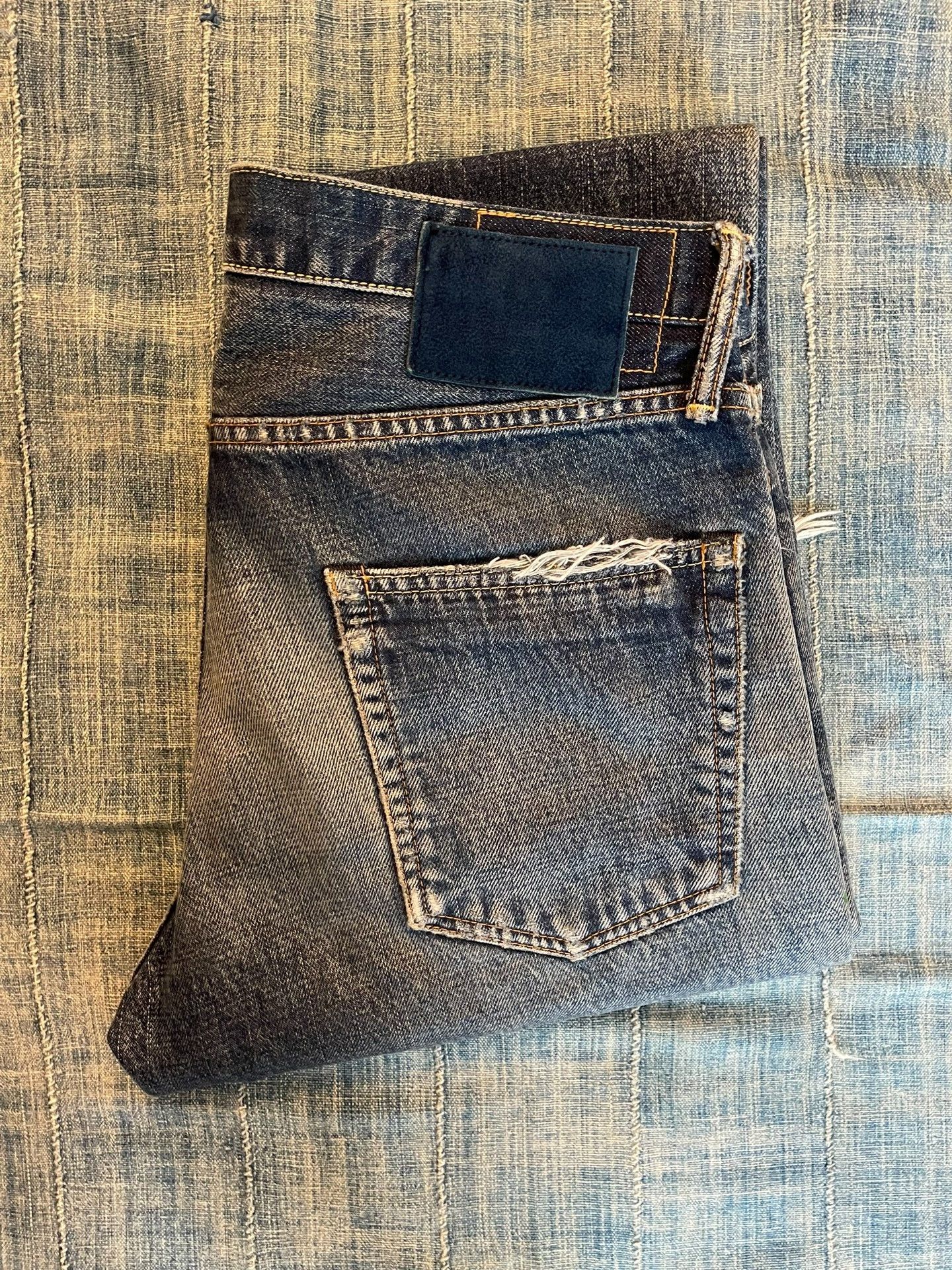 Visvim VISVIM 19AW Distressed Blue Jeans Size US 34 / EU 50 - 5 Thumbnail