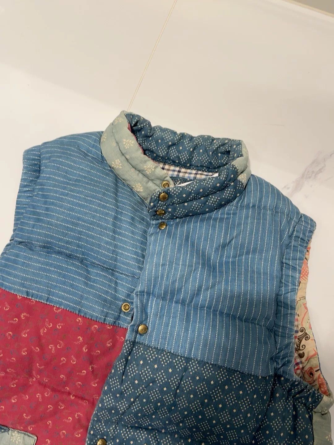 Visvim visvim Quilted Patchwork Down Vest Size US L / EU 52-54 / 3 - 2 Thumbnail