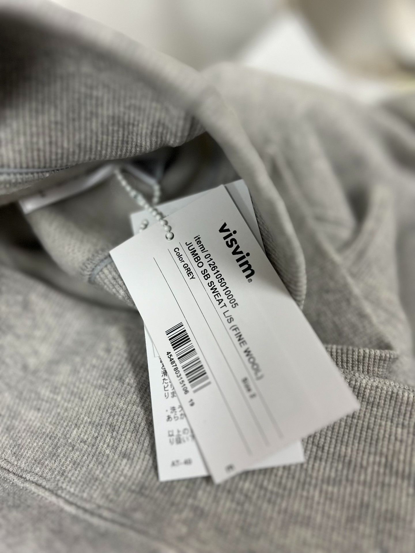 Visvim 26SS VISVIM JUMBO SB SWEAT FINE WOOL Size US M / EU 48-50 / 2 - 5 Thumbnail