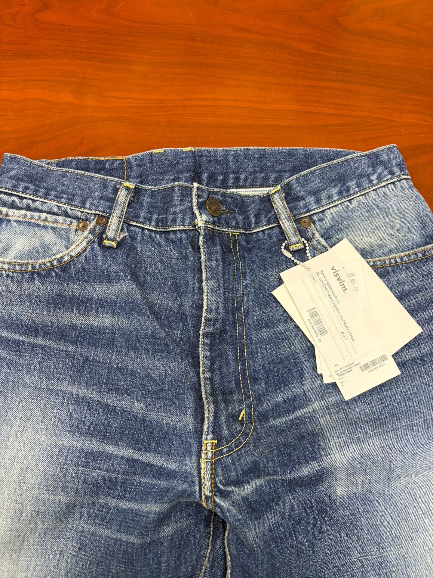 Visvim Visvim Journeyman Tacked DMGD Jeans Size US 26 / EU 42 - 3 Thumbnail