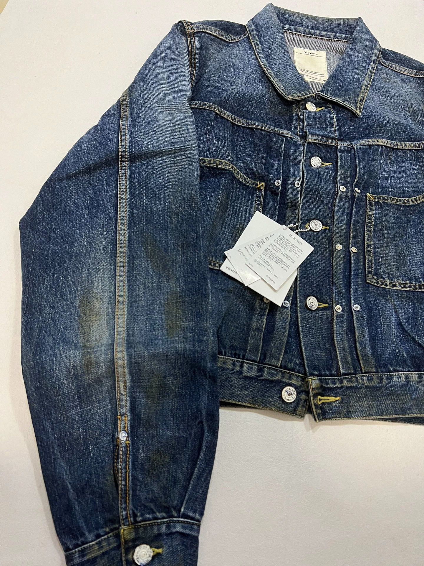 Visvim visvim SS Shorty Chore Dry Denim Jacket Size US M / EU 48-50 / 2 - 3 Thumbnail