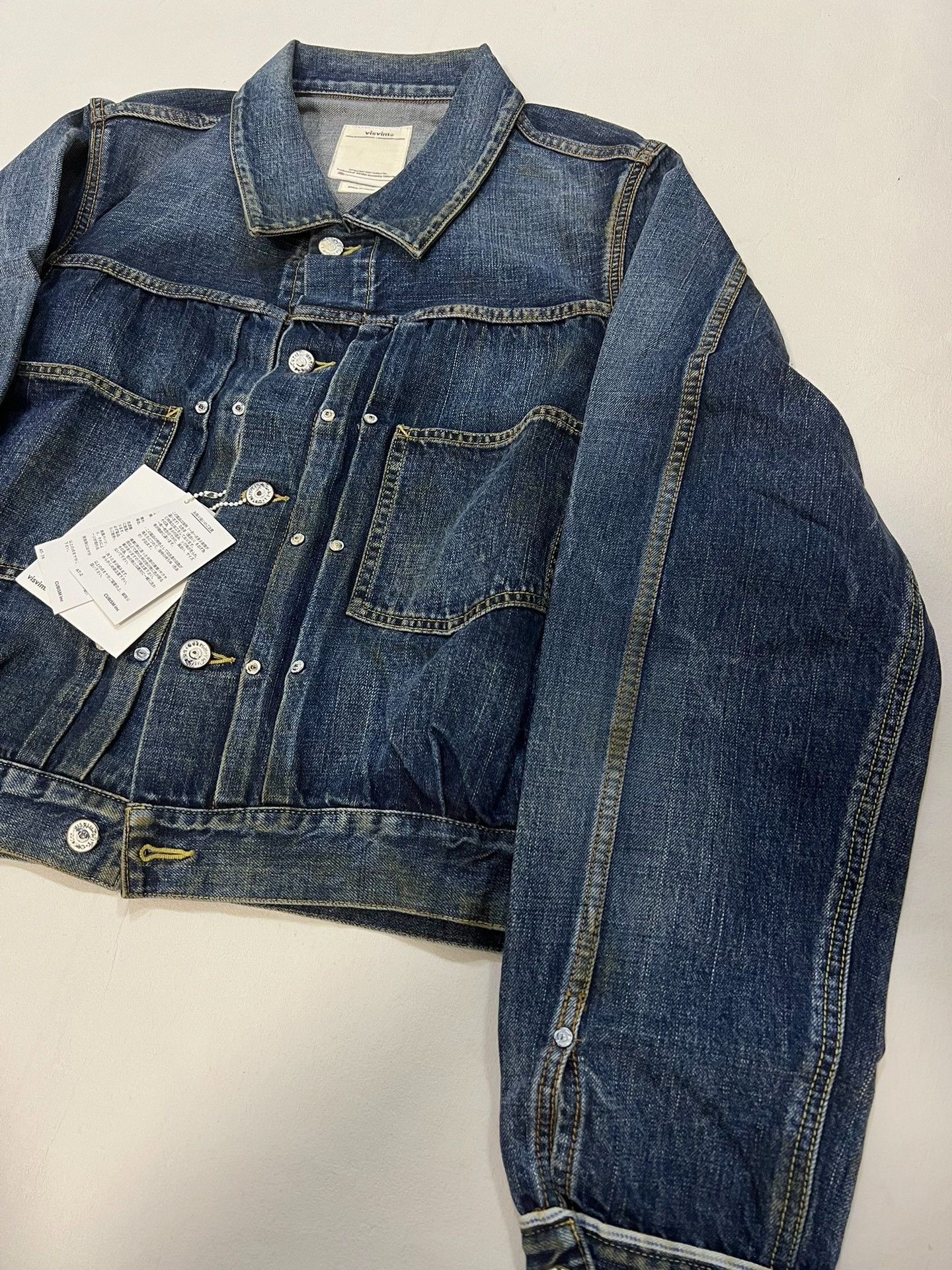 Visvim visvim SS Shorty Chore Dry Denim Jacket Size US M / EU 48-50 / 2 - 4 Thumbnail