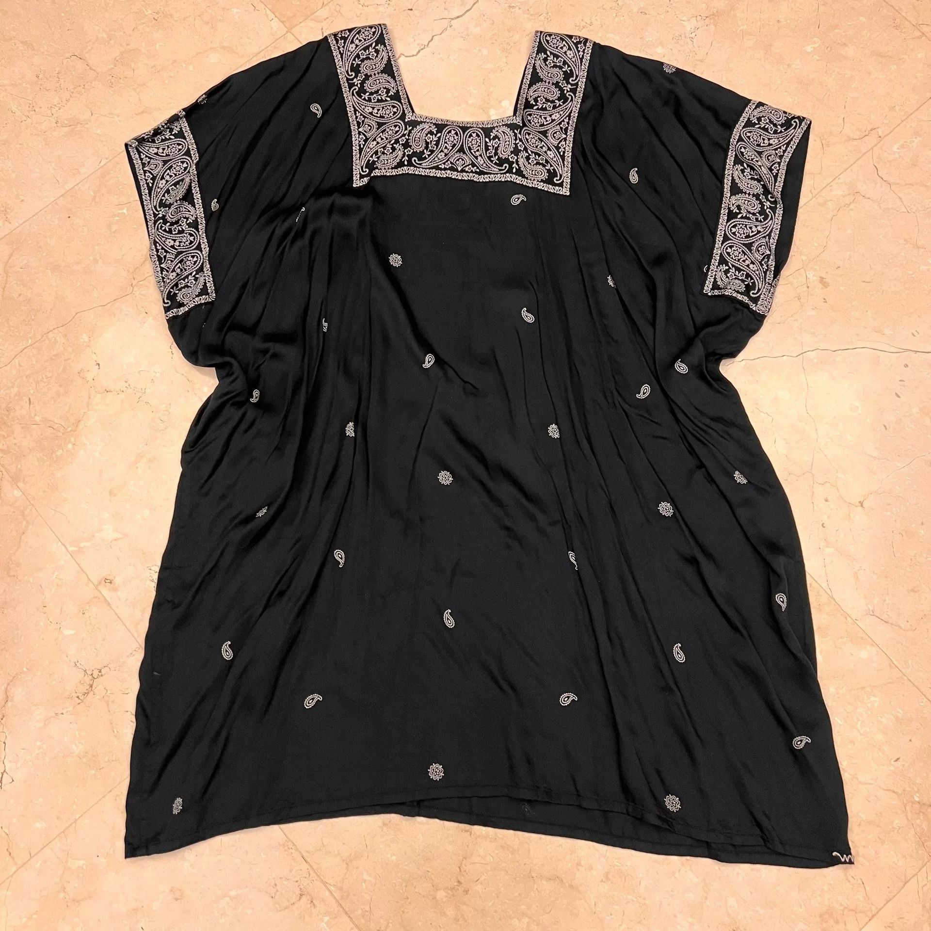 Visvim Visvim Silk Paisley Black Dress Size XS / US 0-2 / IT 36-38 - 2 Thumbnail