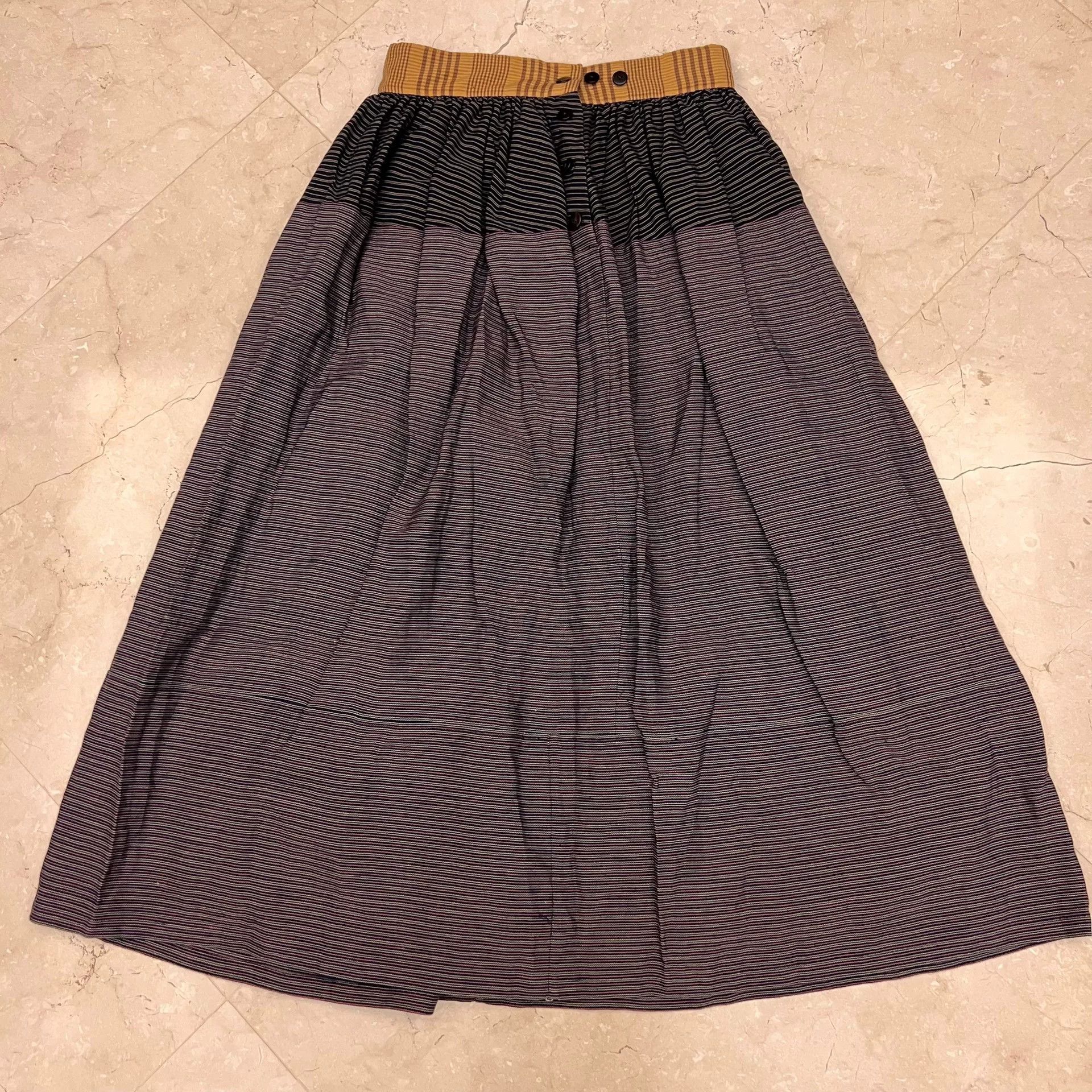 Visvim visvim WMV Striped Women's Skirt Size 28" / US 6 / IT 42 - 2 Thumbnail