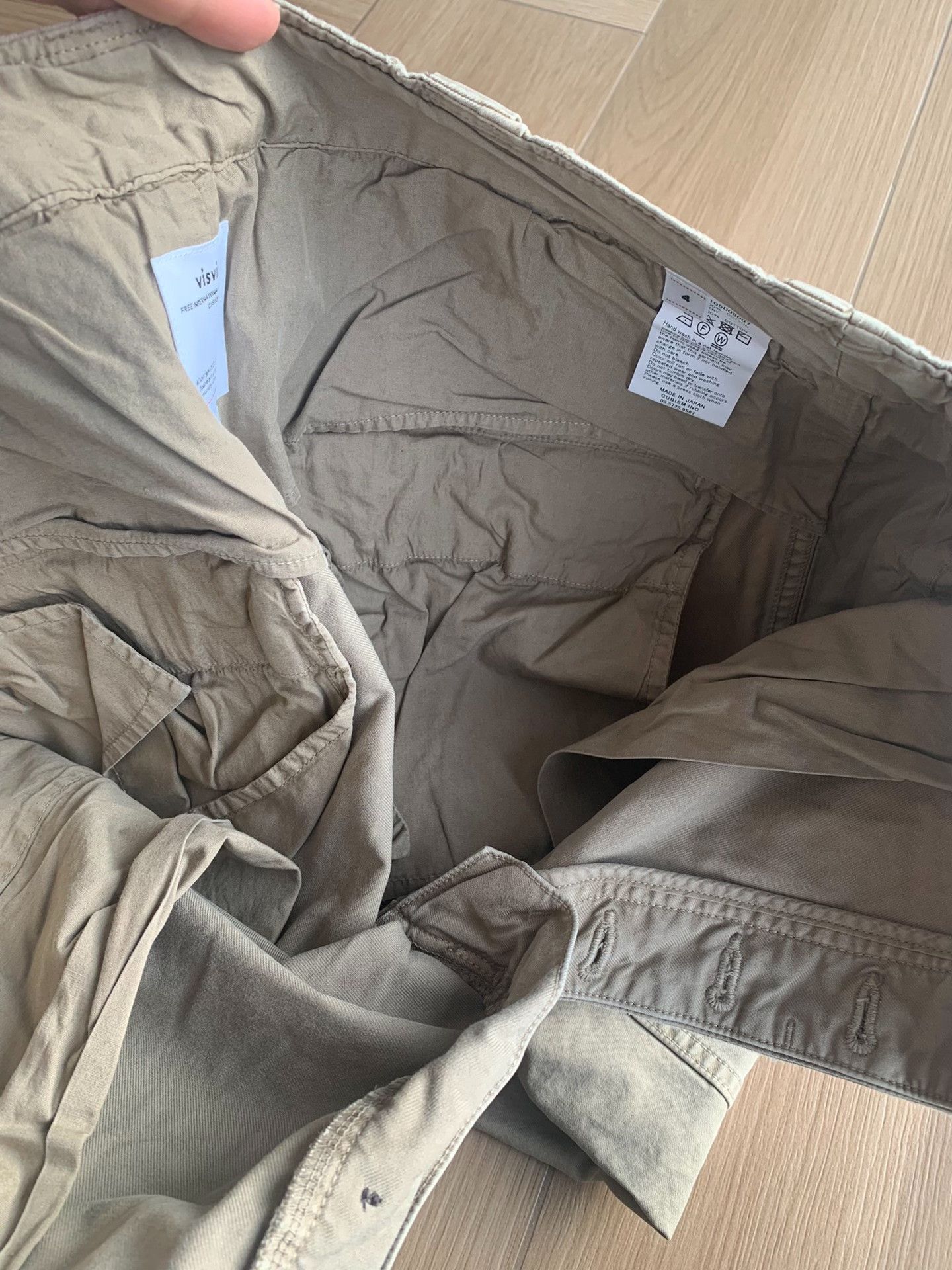 Visvim VISVIM Wide Chino Pants Crash Size US 35 - 3 Thumbnail