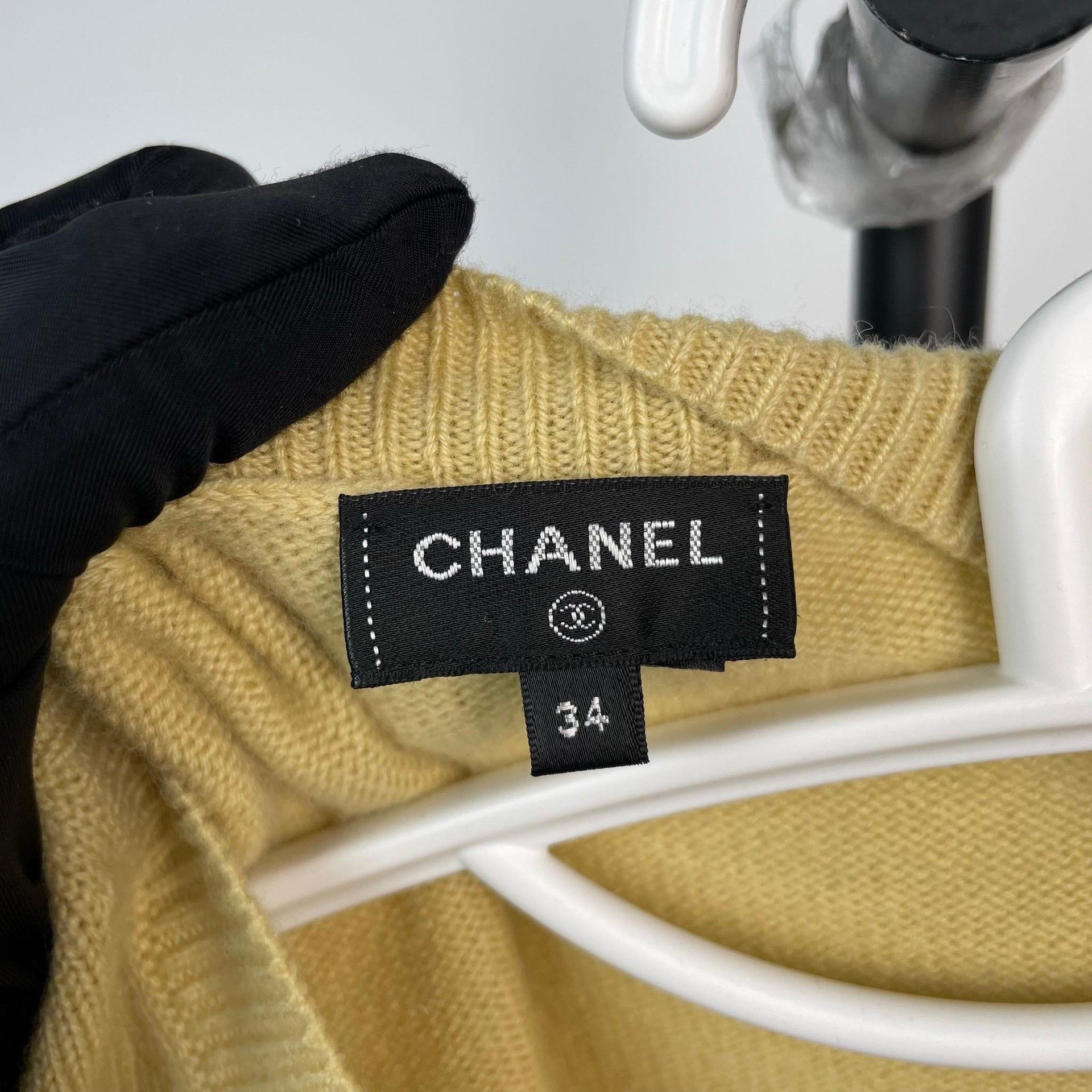 Chanel Chanel Yellow Sweater 22 Women Size XS / US 0-2 / IT 36-38 - 5 Thumbnail