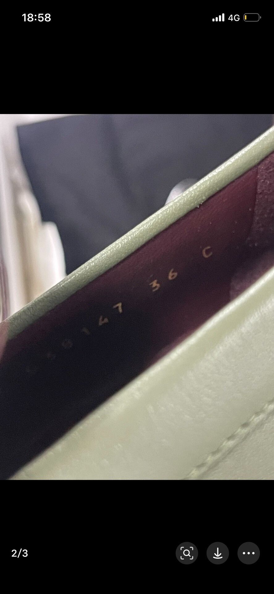 Chanel Chanel Plaid Green Lowtop Sneakers 36 Women Size US 6 / IT 36 - 2 Thumbnail