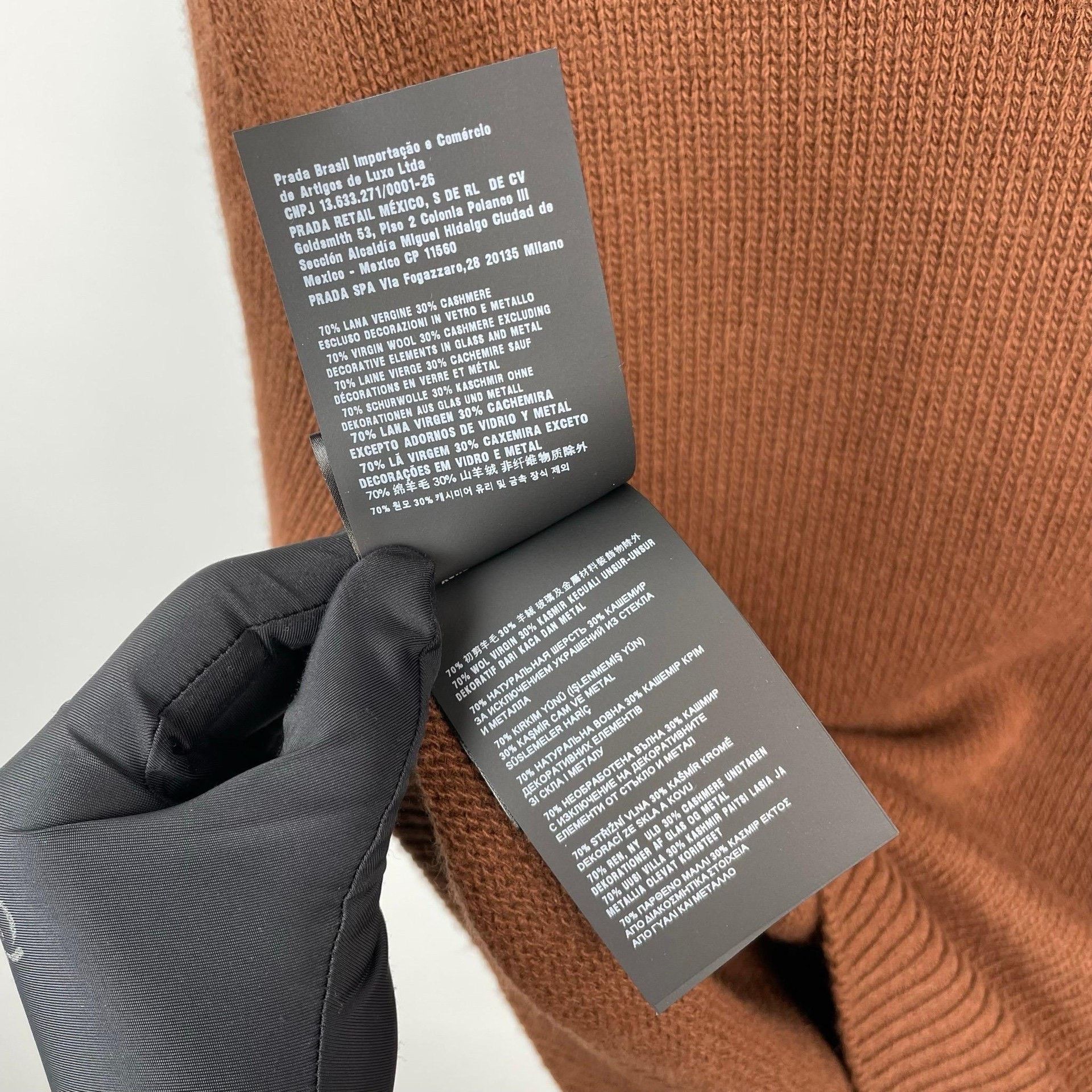 Prada Prada Brown Sweater 42 Men Size US M / EU 48-50 / 2 - 7 Thumbnail