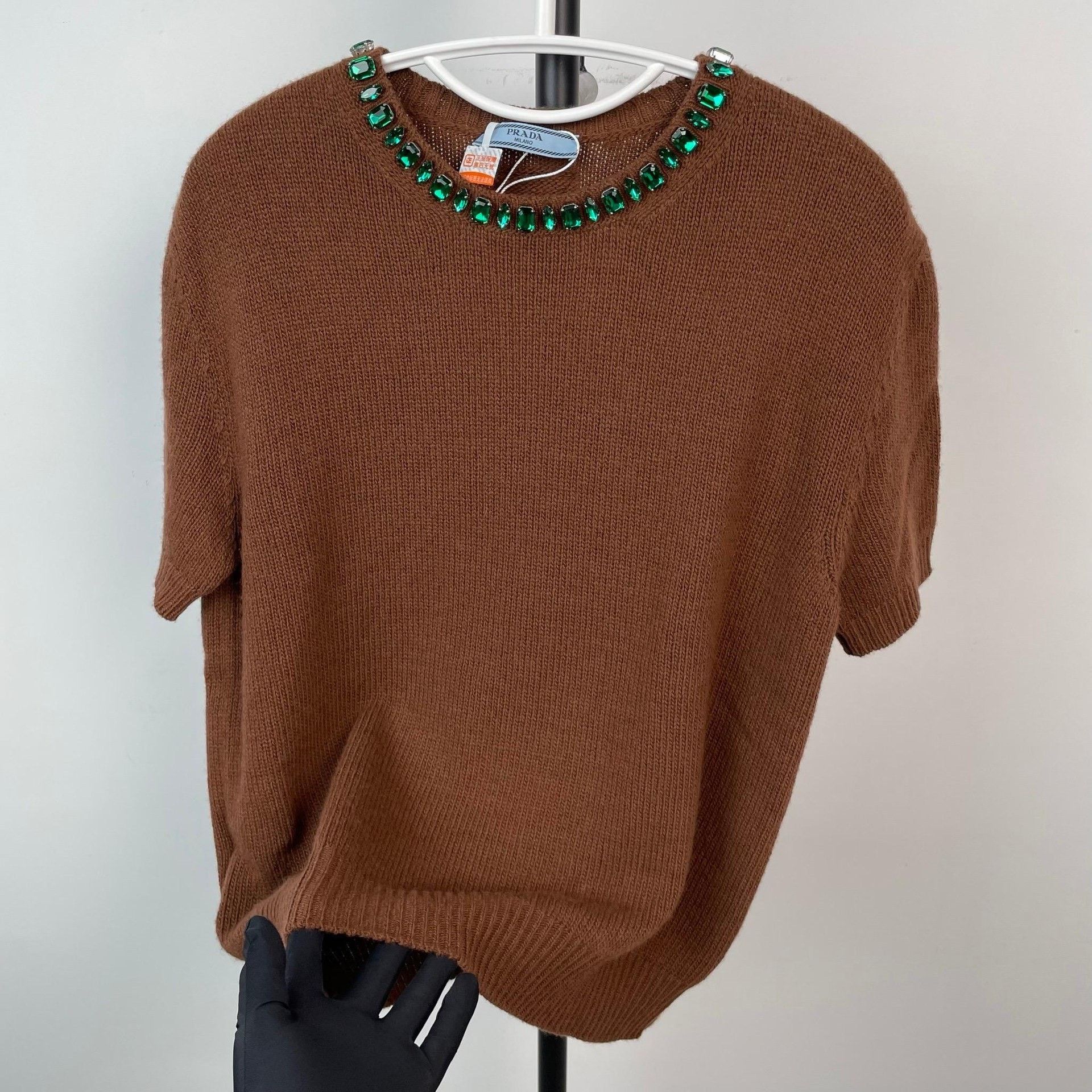 Prada Prada Brown Sweater 42 Men Size US M / EU 48-50 / 2 - 8 Thumbnail