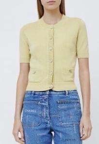 Chanel Chanel Yellow Sweater 22 Women Size XS / US 0-2 / IT 36-38 - 4 Thumbnail