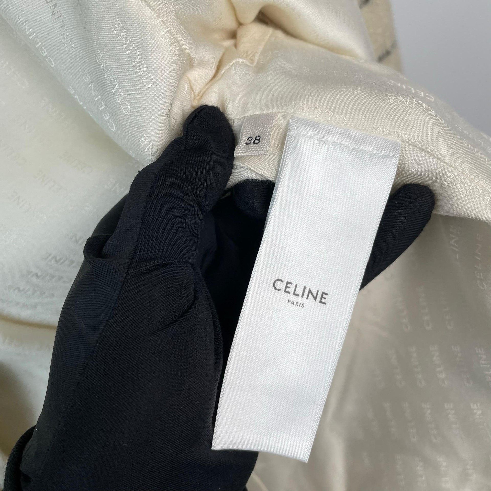 Celine Celine Striped White Jacket 38 Women Size S / US 4 / IT 40 - 4 Thumbnail