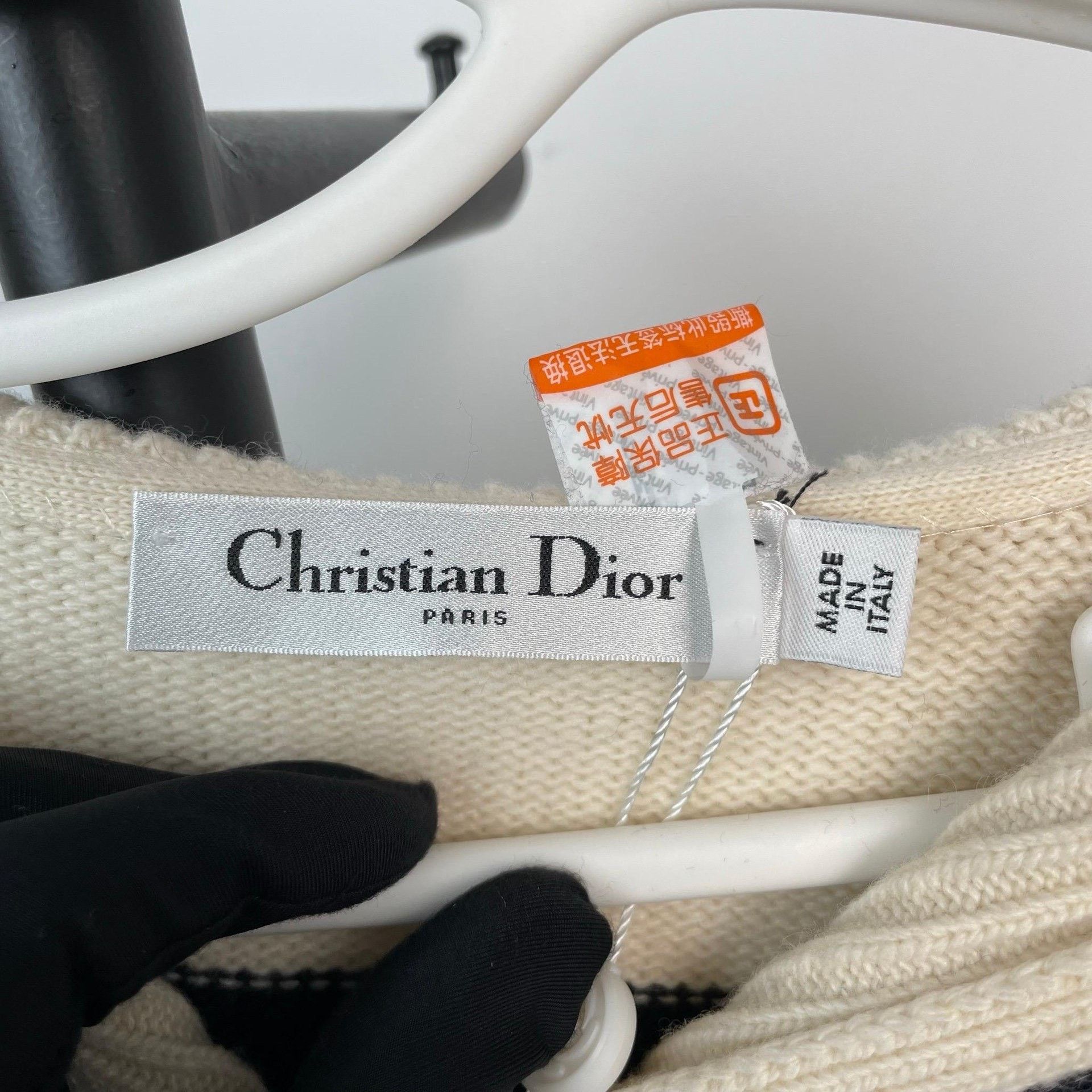 Dior Dior Knit Striped Black Sweater 34 Women Size XS / US 0-2 / IT 36-38 - 5 Thumbnail